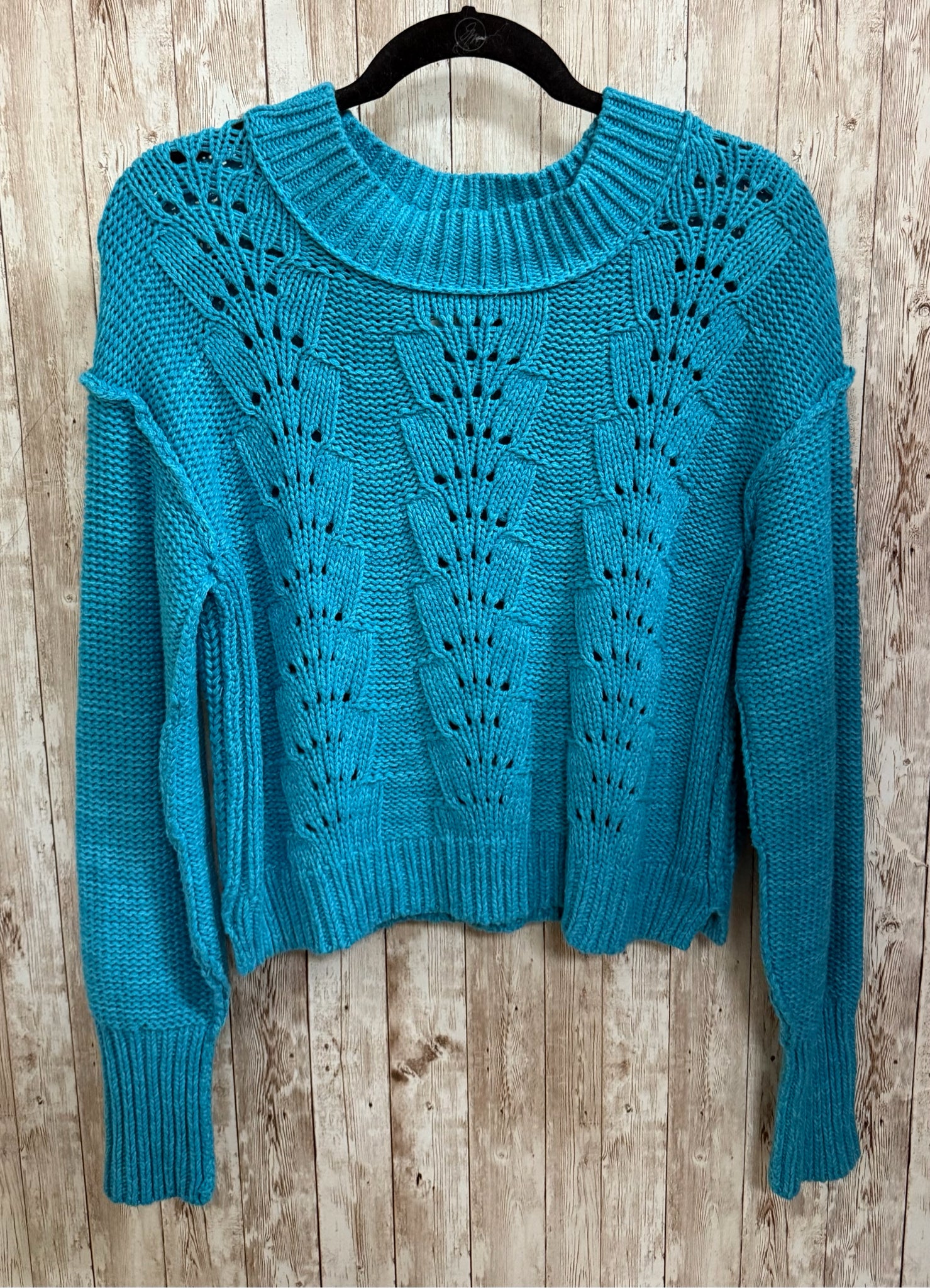 Size S FREE PEOPLE Turquoise Sweater