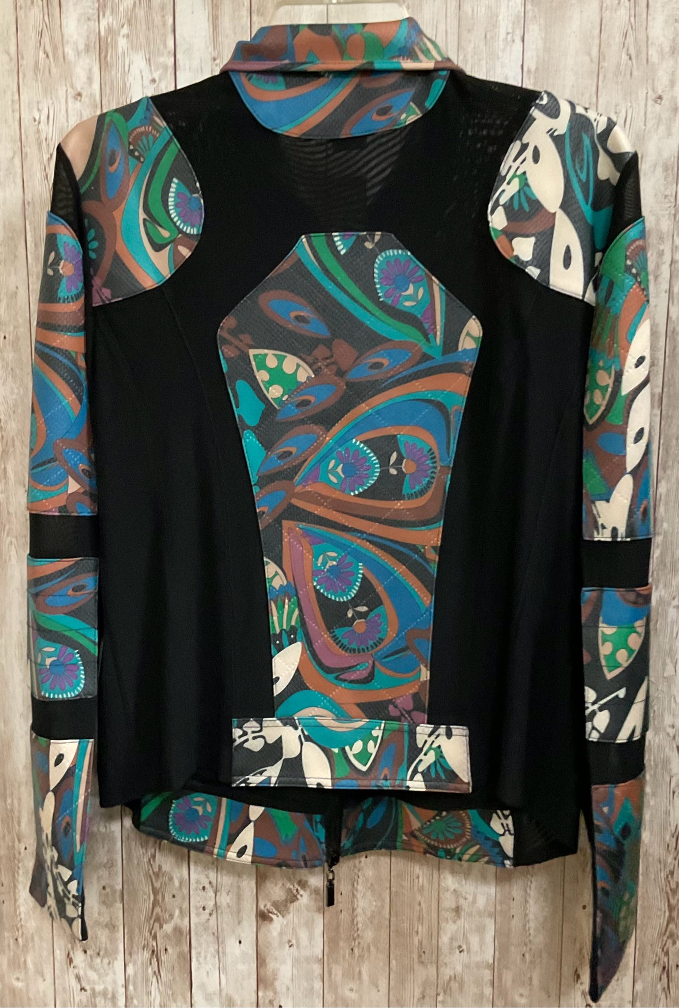 Size L OO LA LA BLACK MULTI Jacket