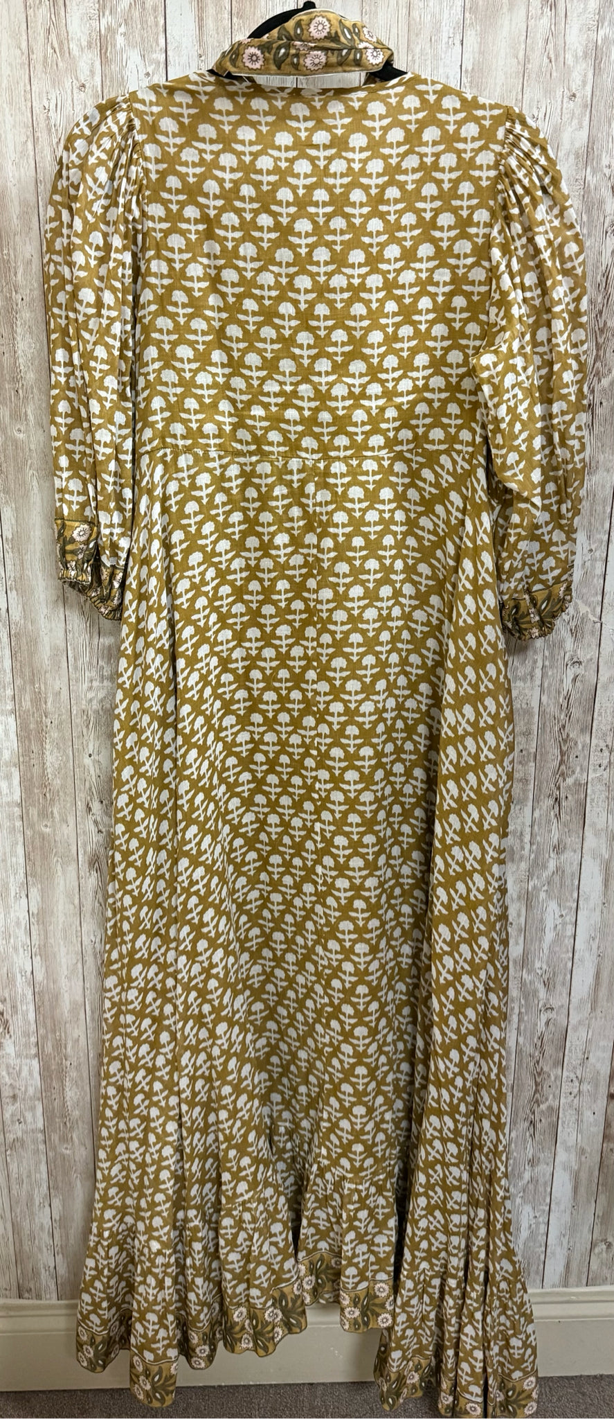 Size S MAREA Mustard Print Dress