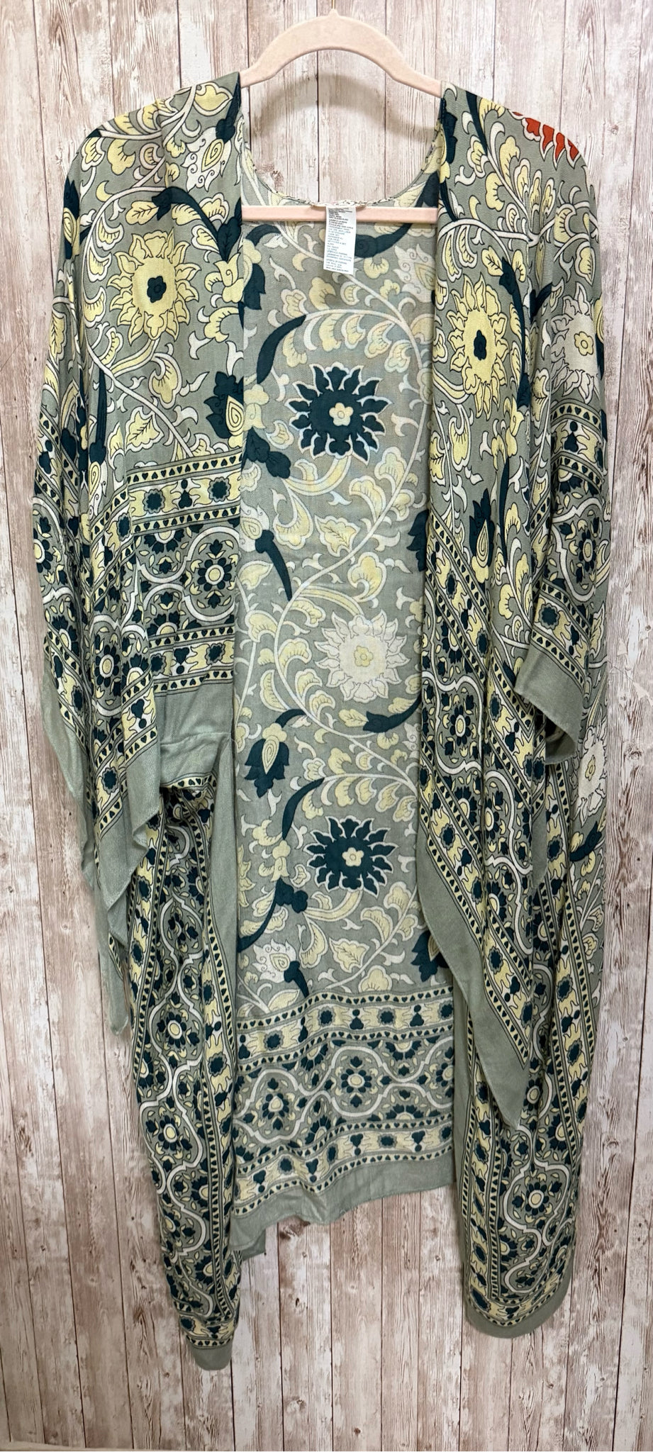 FREE PEOPLE SAGE PRINT Wrap