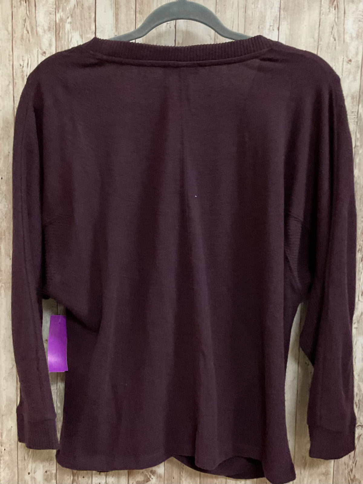 Size L DEMOCRACY Purple Sweater