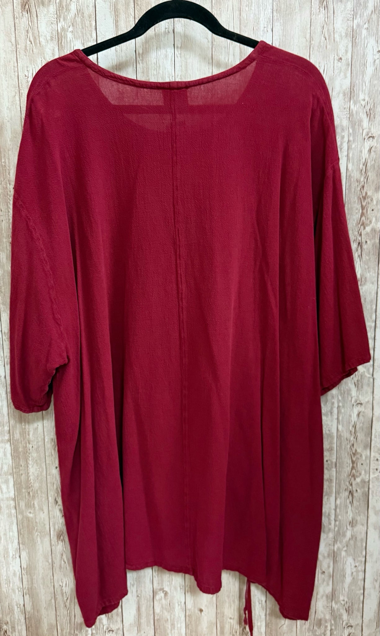 Size XL OH MY GAUZE Burgundy Top