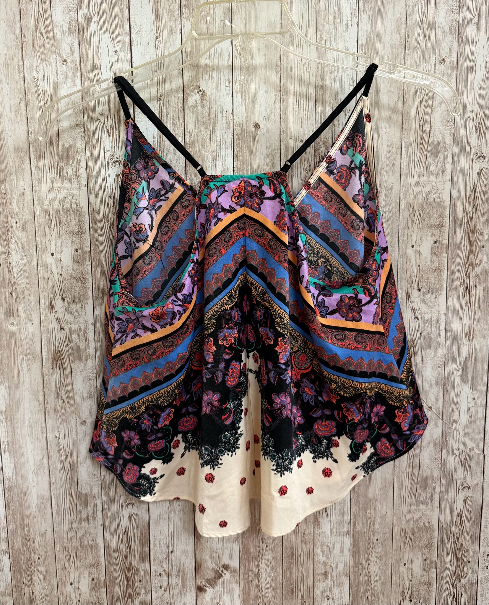 Size S FREE PEOPLE BLACK MULTI Top