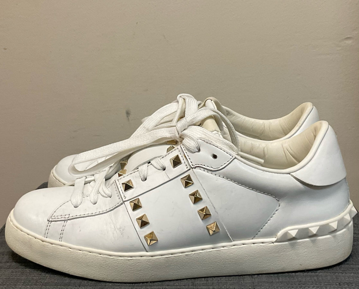 9.5 VALENTINO White SHOES