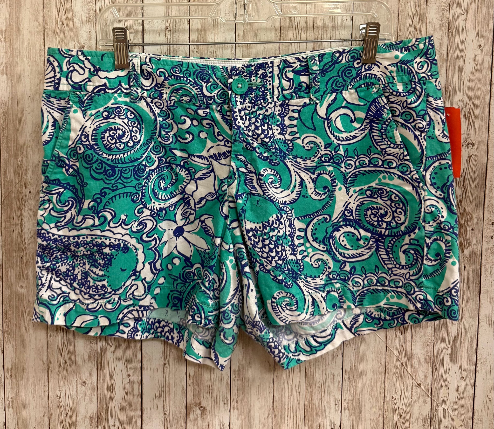 Size 12 LILLY PULITZER GREEN AND BLUE Shorts