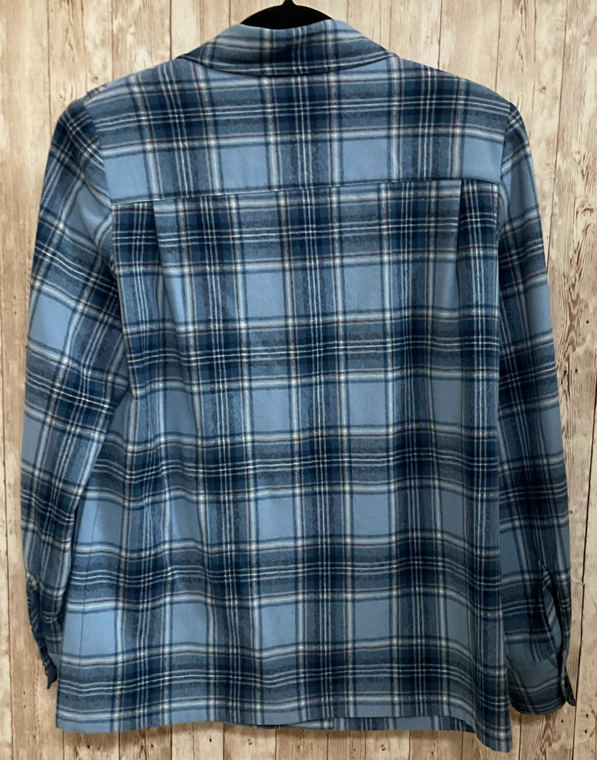 Size P PENDELTON BLUE PLAID SHACKET