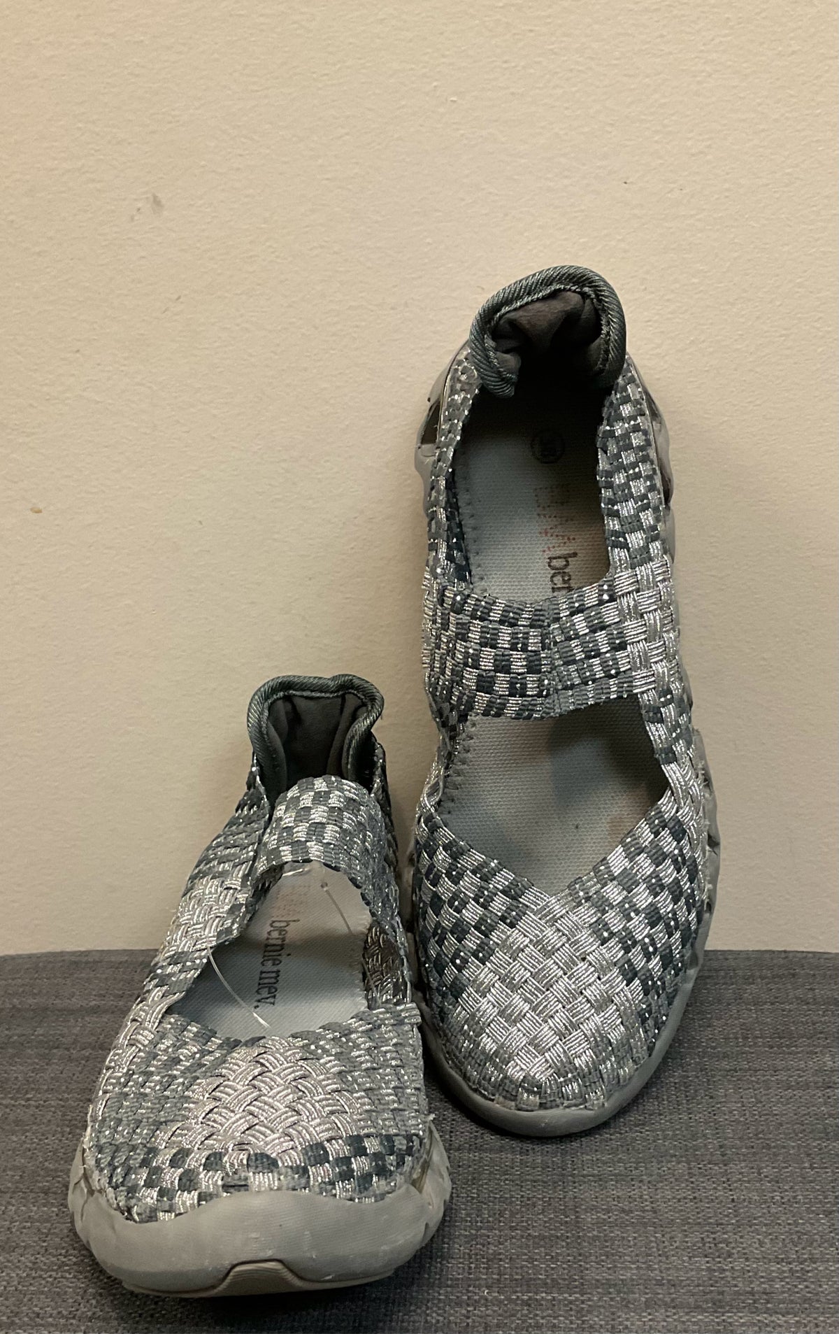 7.5 Bernie Mev Silver SHOES