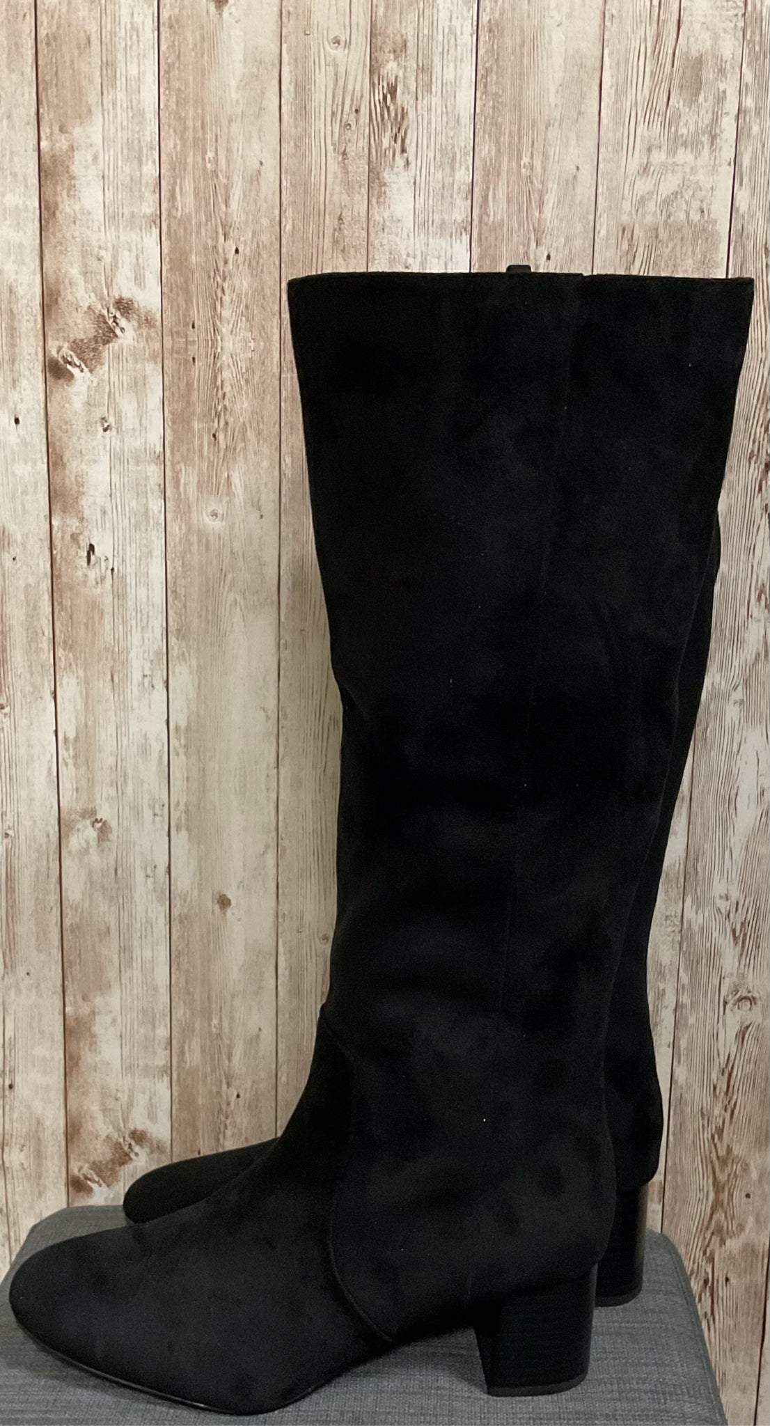 10 J.CREW Black Boots