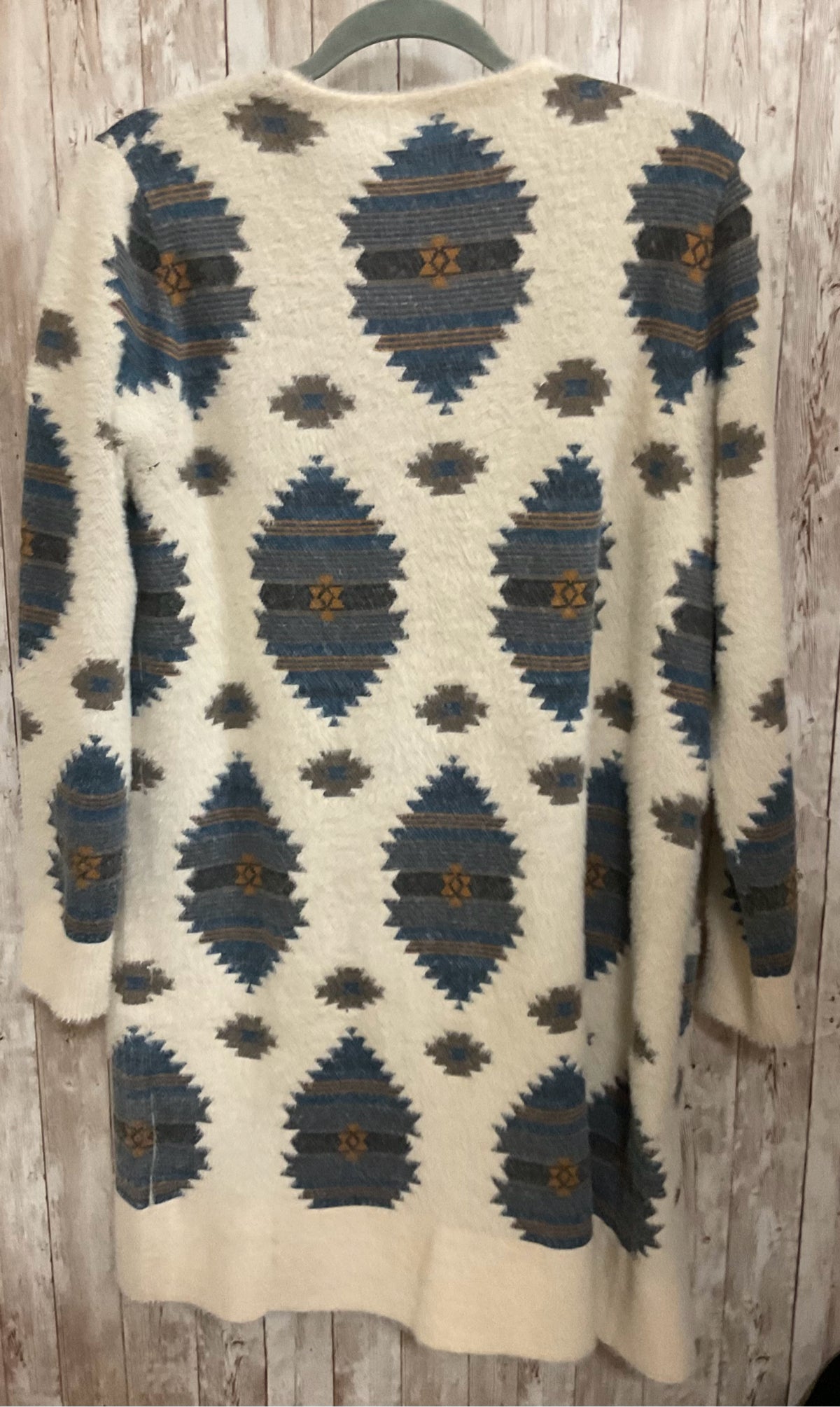 Size M SIMPLY SOUTHERN CREAM PRINT Cardigan