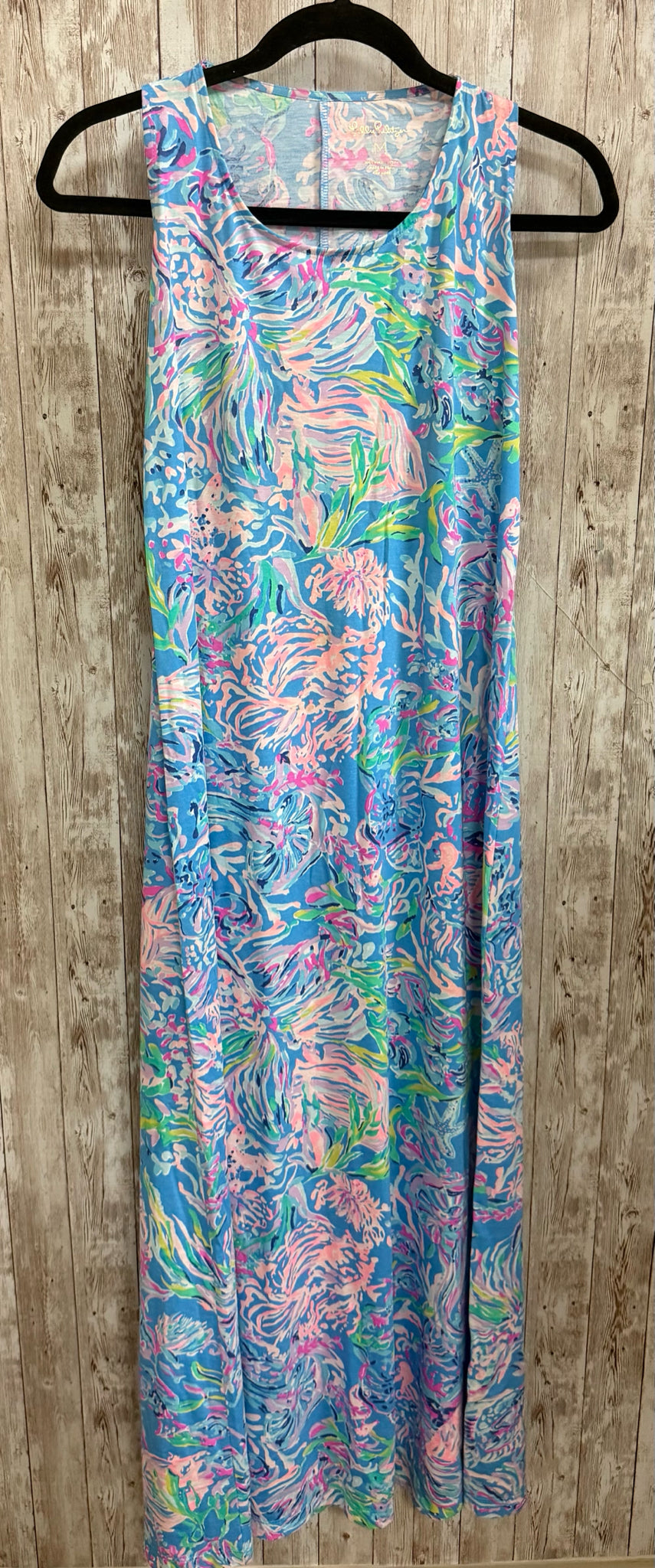 Size M LILLY PULITZER blue and pink Dress