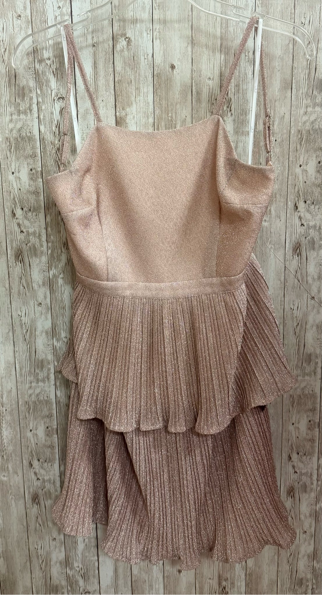 Size L LULUS ROSE GOLD Dress