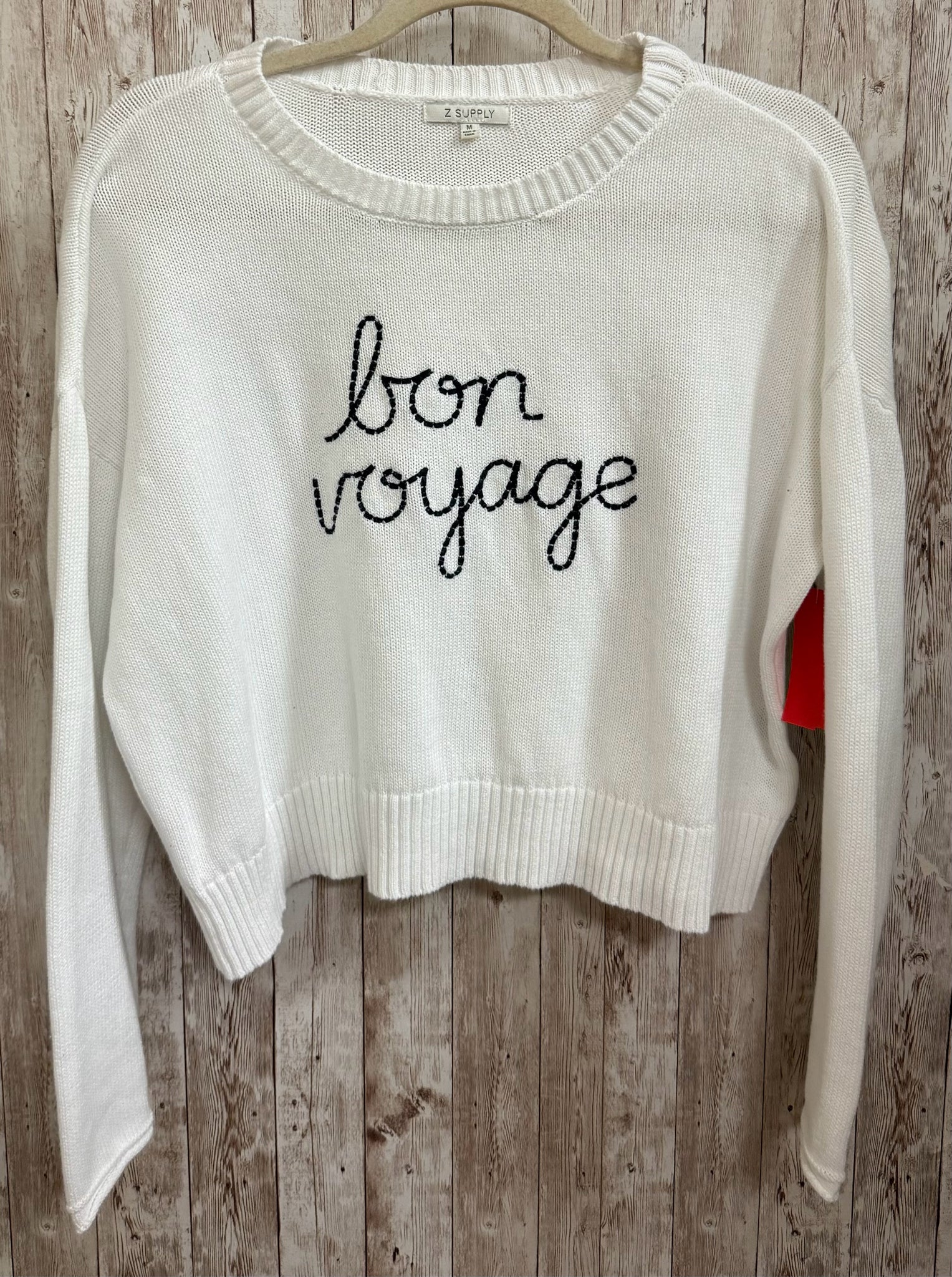 Size M Z SUPPLY White Sweater