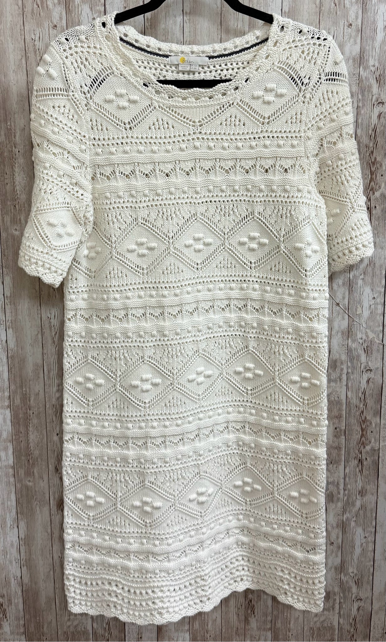 Size 6 BODEN CREAM KNIT Dress
