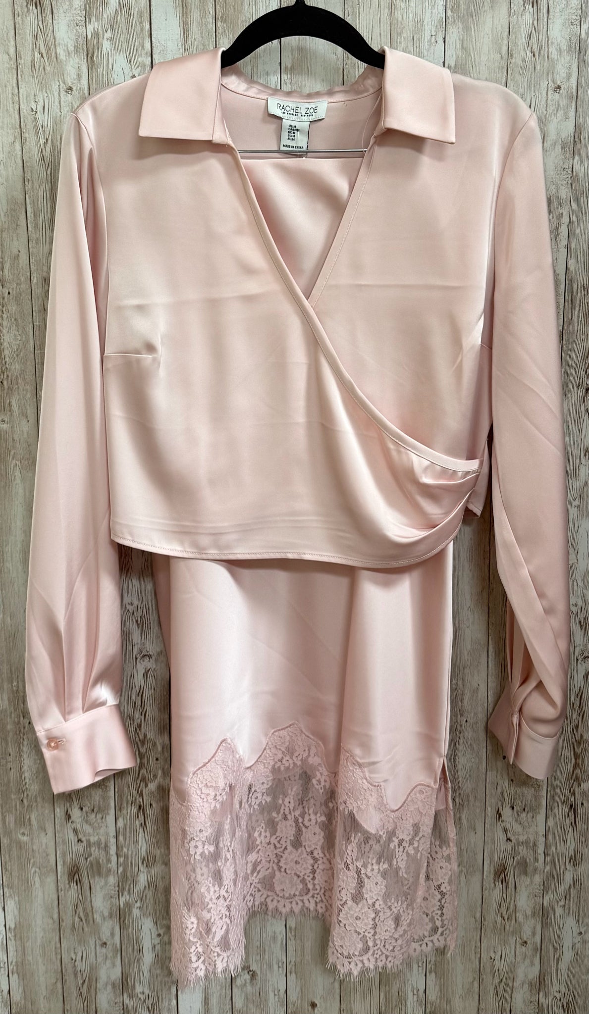 Size M RACHEL ZOE Light Pink 2 PC SET