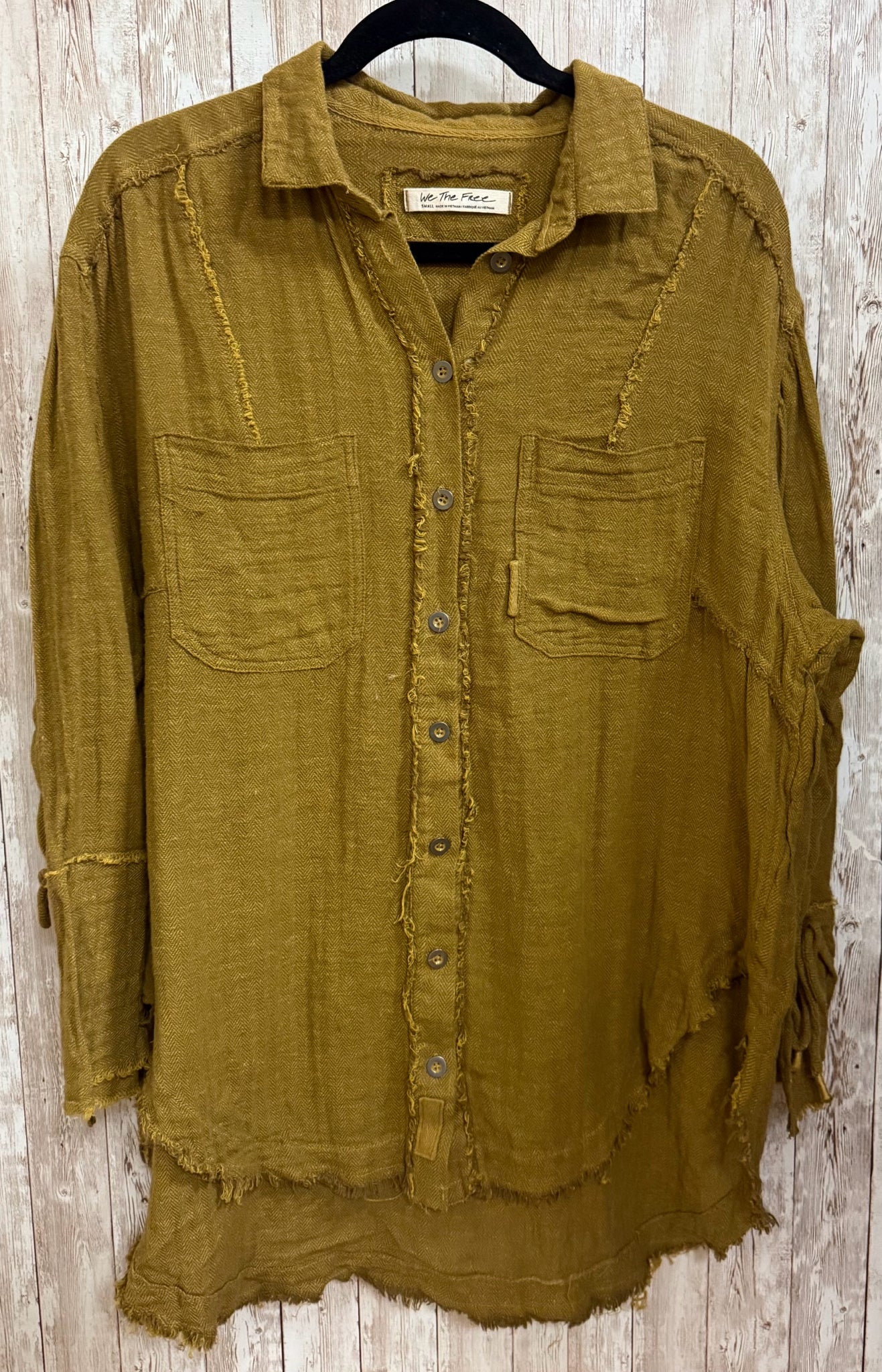 Size S WE THE FREE Mustard Top