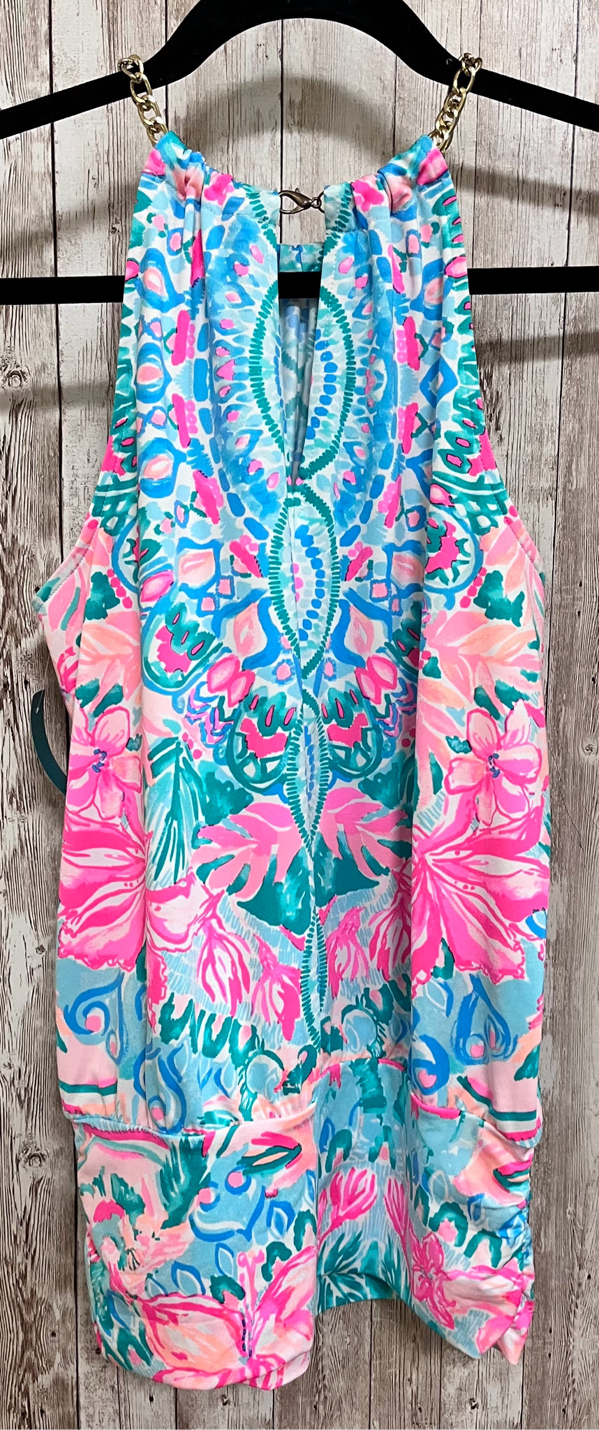 Size XS LILLY PULITZER blue and pink Top