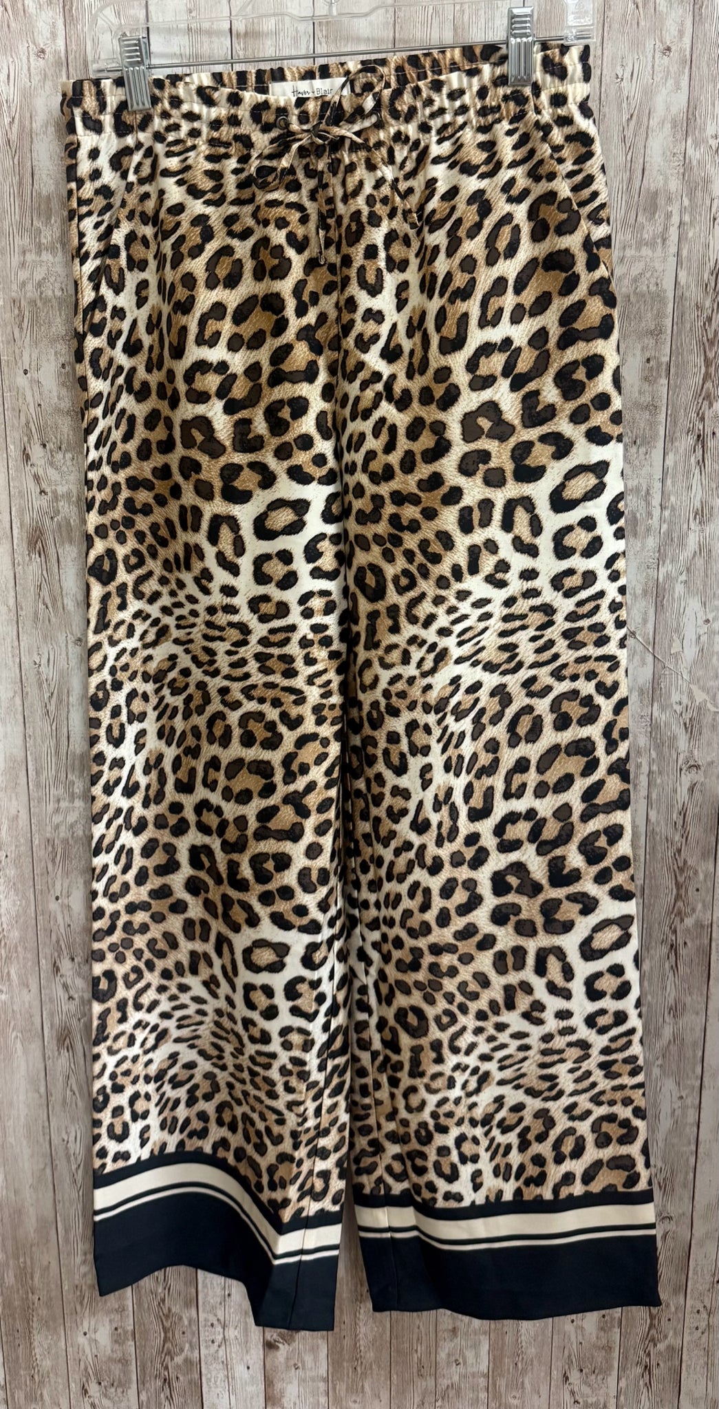Size S HAVER + BLAIR TAN ANIMAL Pants
