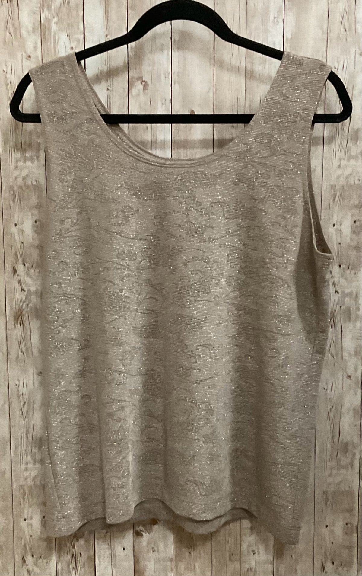 Size L CHICO'S Gold 2 PC Top