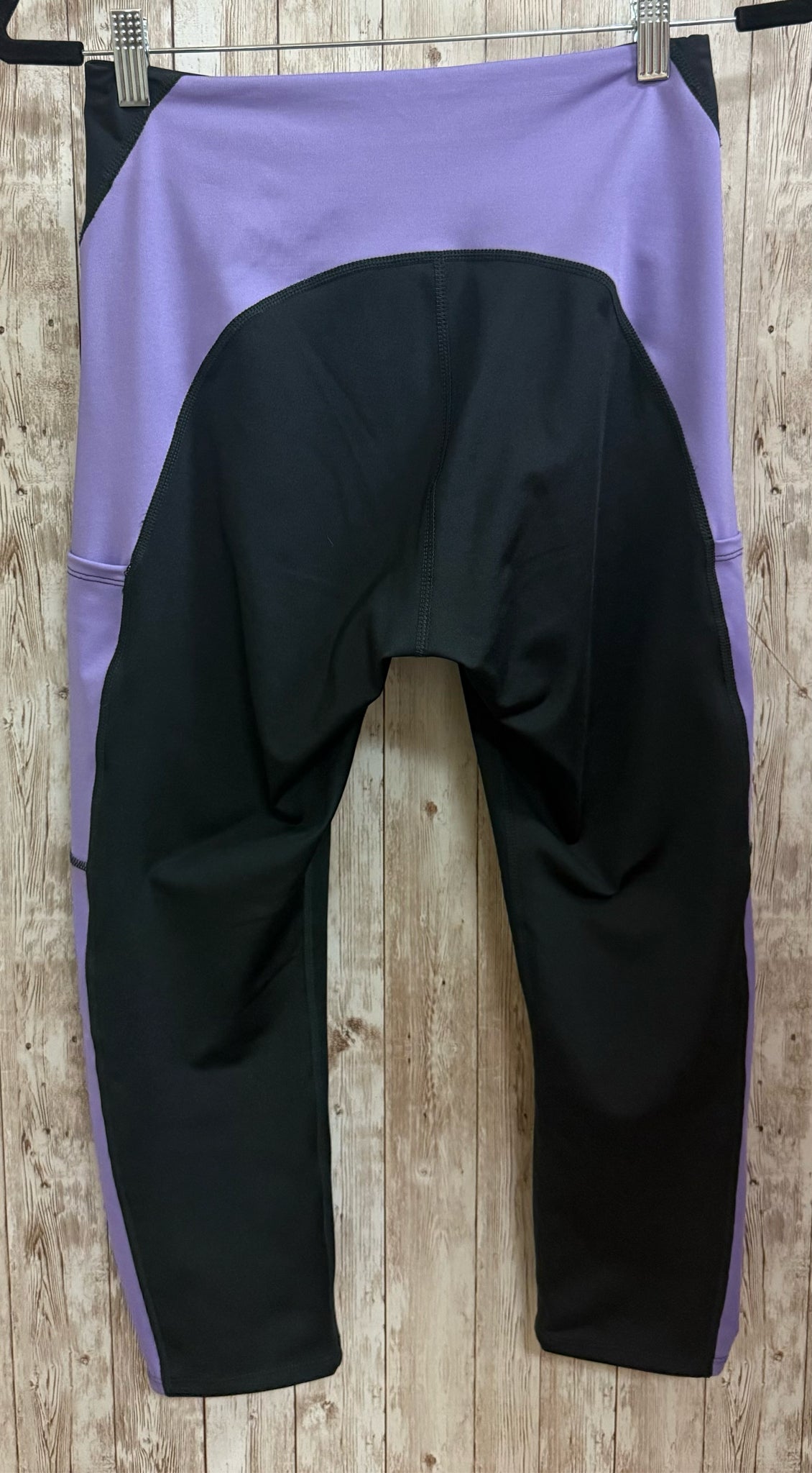 Size M RUBY RIBBON BLACK AND PURPLE 2 PC PANT SET