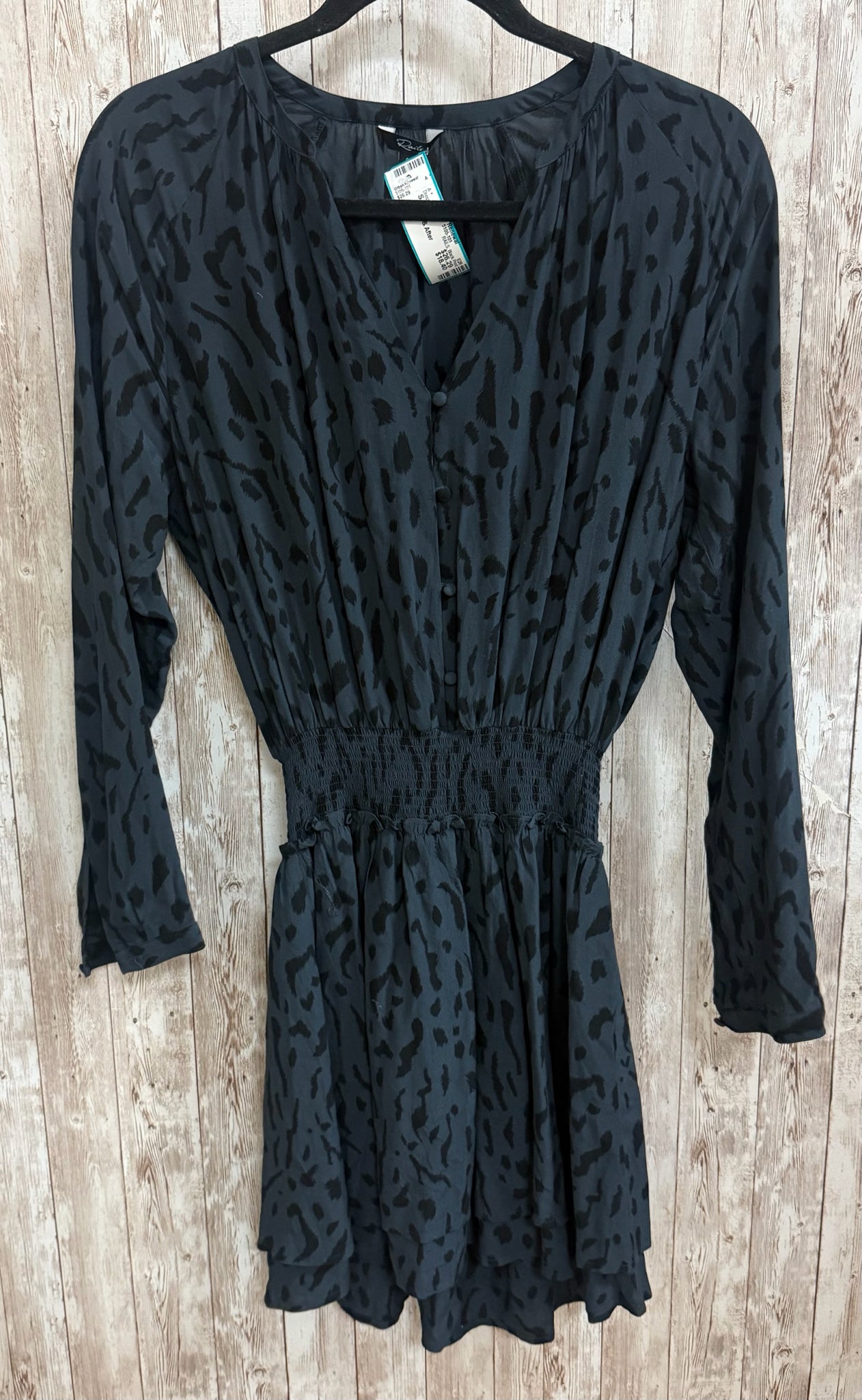 Size S RAILS Black Print Dress