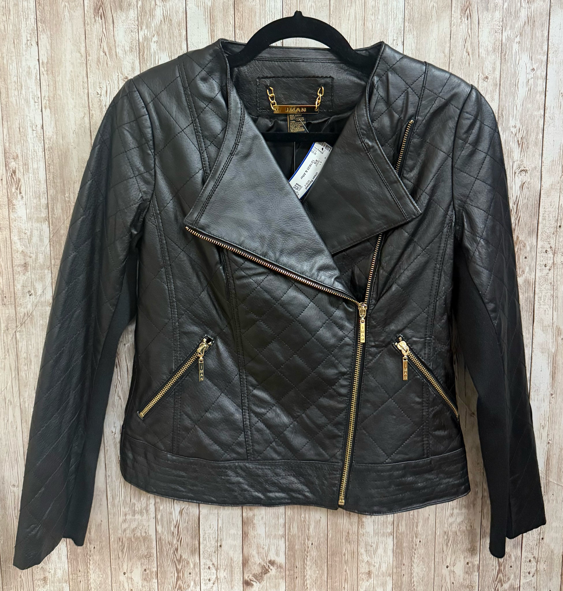 Size XS IMAN Black Jacket