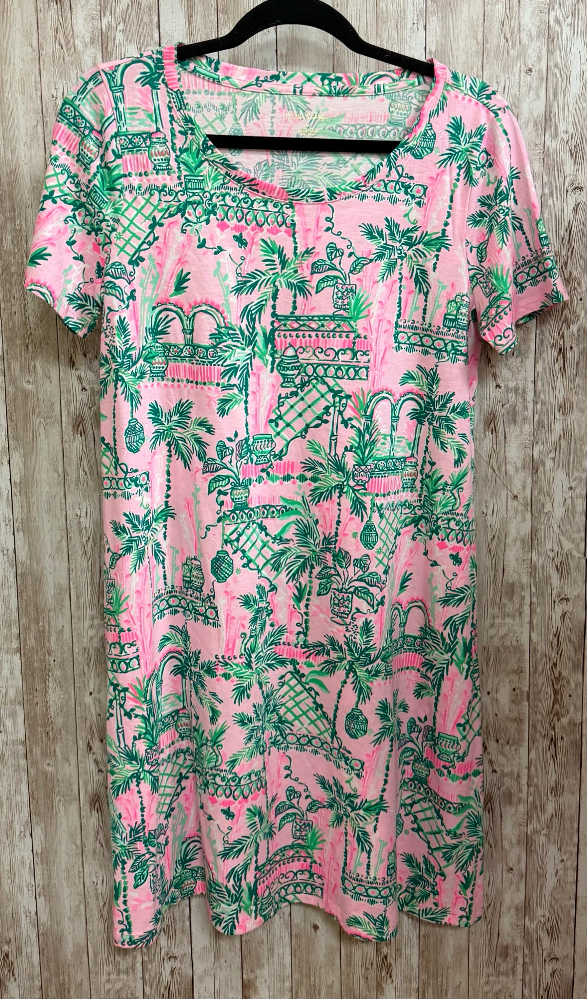 Size M LILLY PULITZER PINK AND GREEN Dress