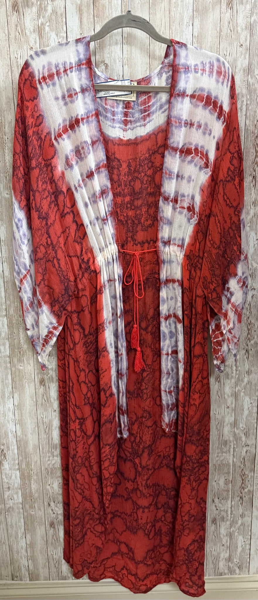 SPIRITED Size M ORANGE AND PURPLE Duster