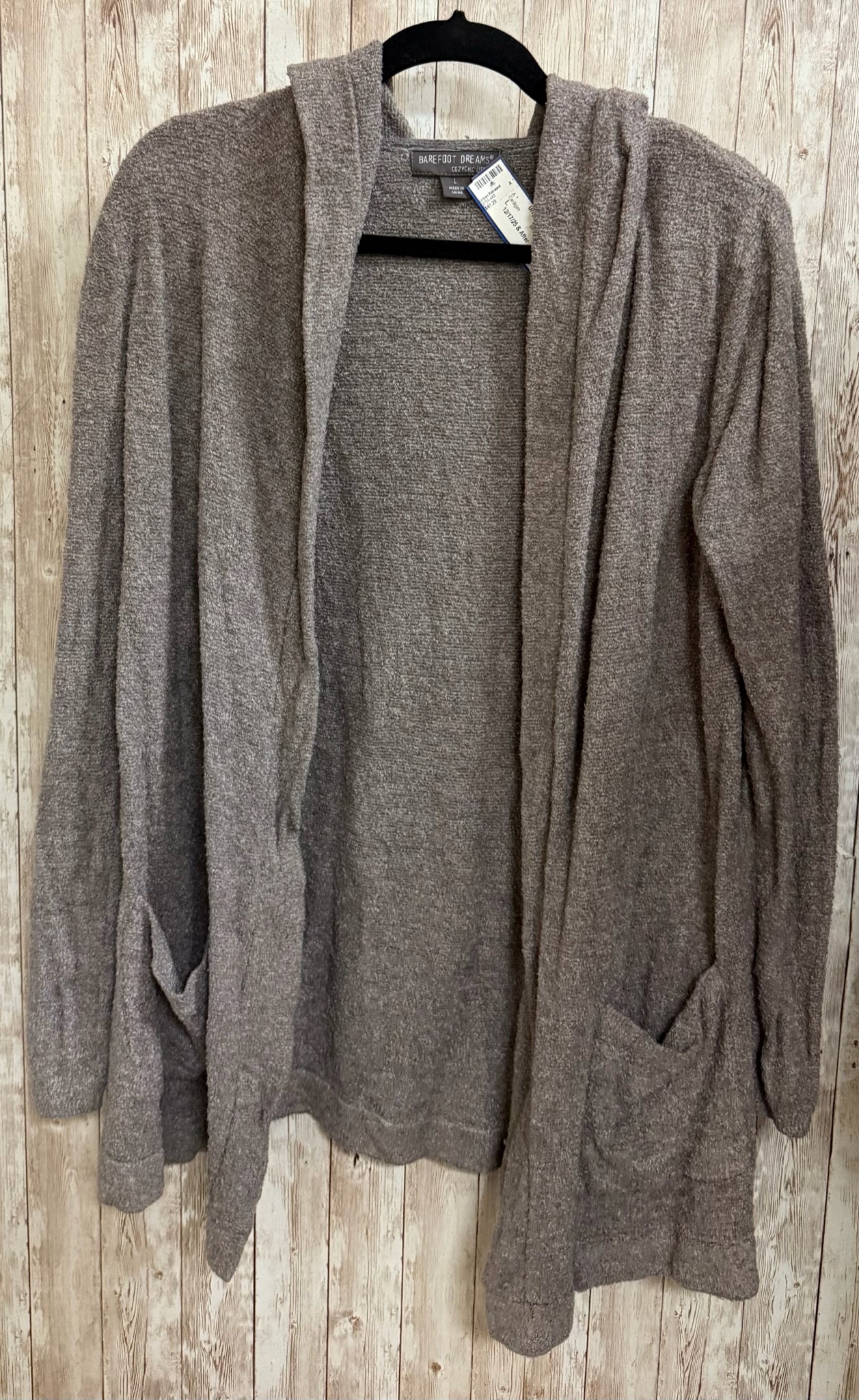 Size L BAREFOOT DREAMS Brown Cardigan