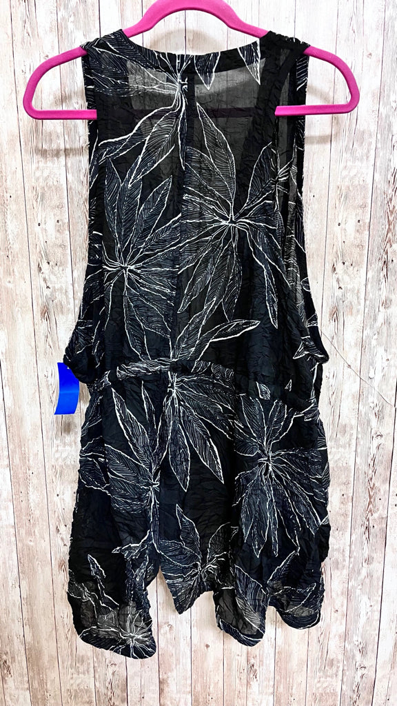 ALEMBIKA Size S BLACK AND WHITE Duster