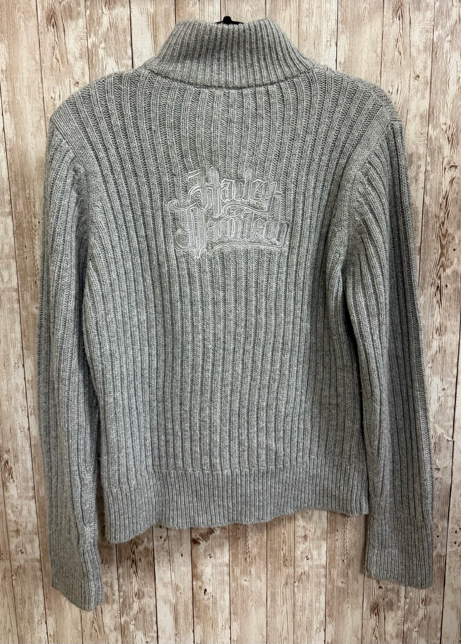 Size L HARLEY DAVIDSON Gray Sweater