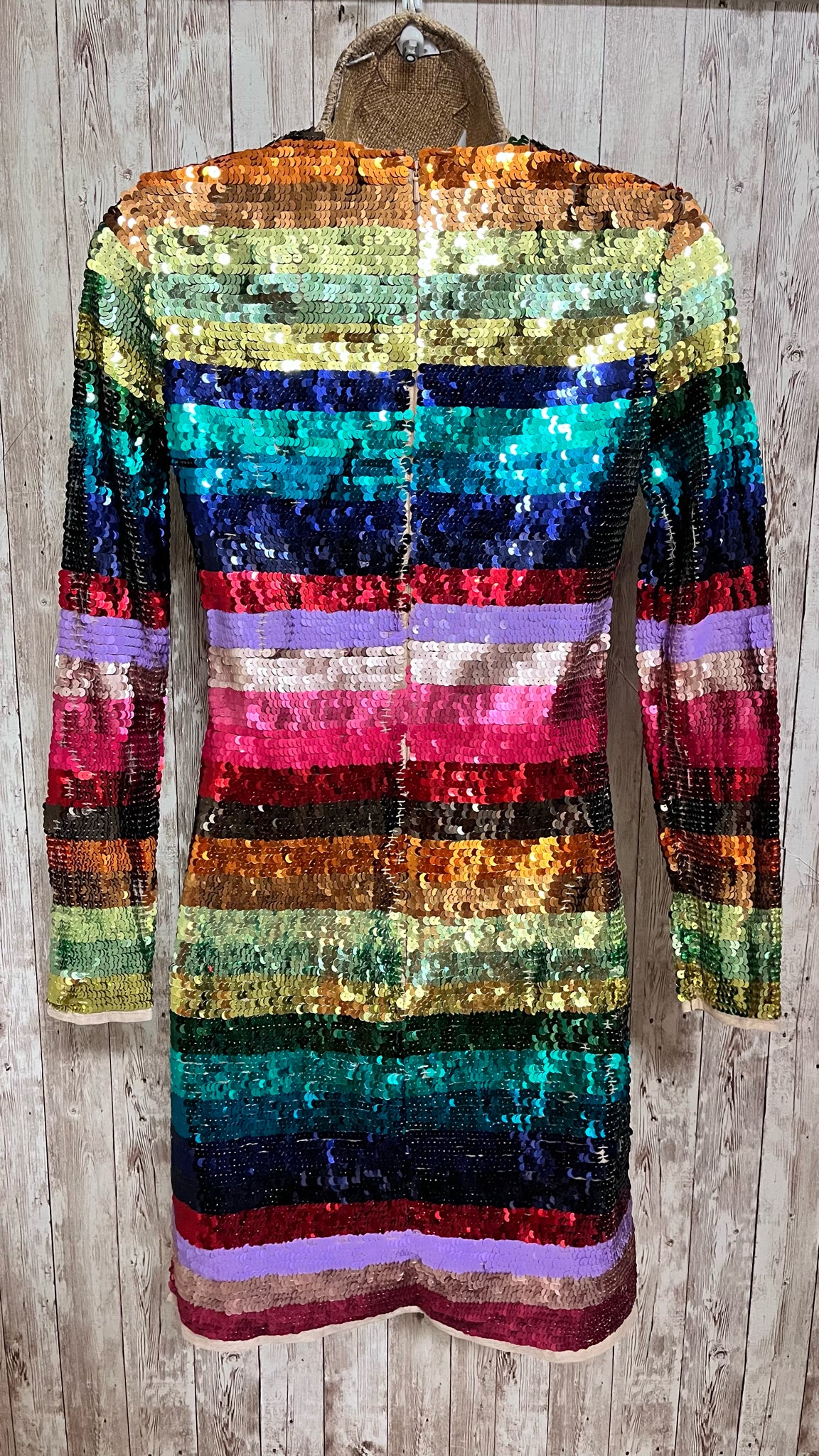 Size 2 MAC DUGGAL MULTI SHIMMER Dress