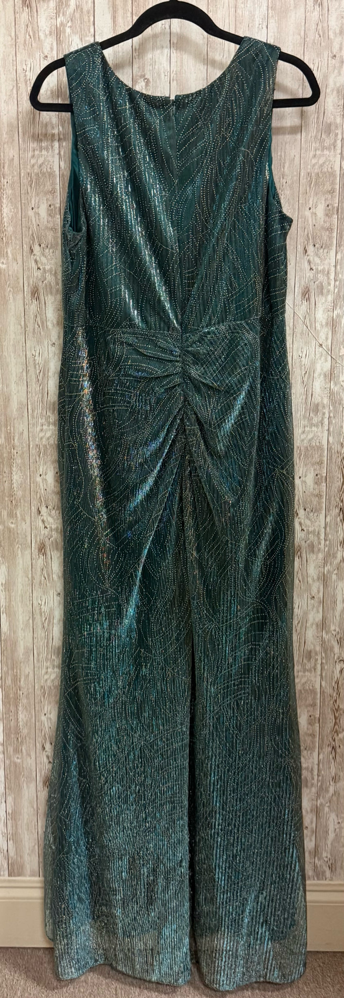 Size 18 ADRIANNA PAPELL GREEN SHIMMER Dress