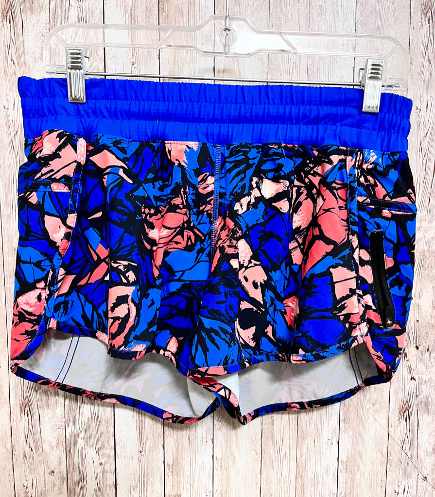 Size S/M LULULEMON Blue Print Shorts