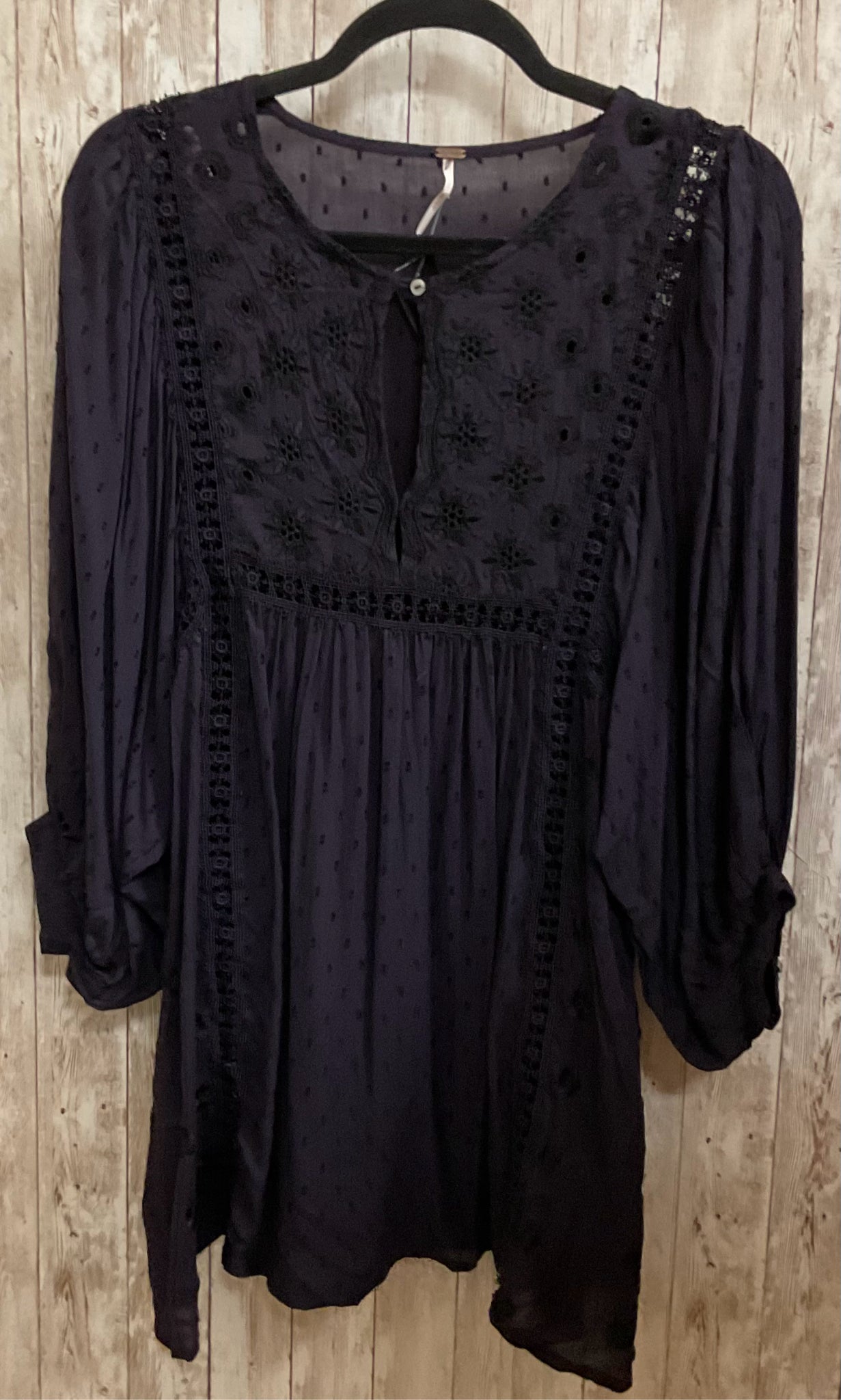 Size S FREE PEOPLE DARK PURPLE Top