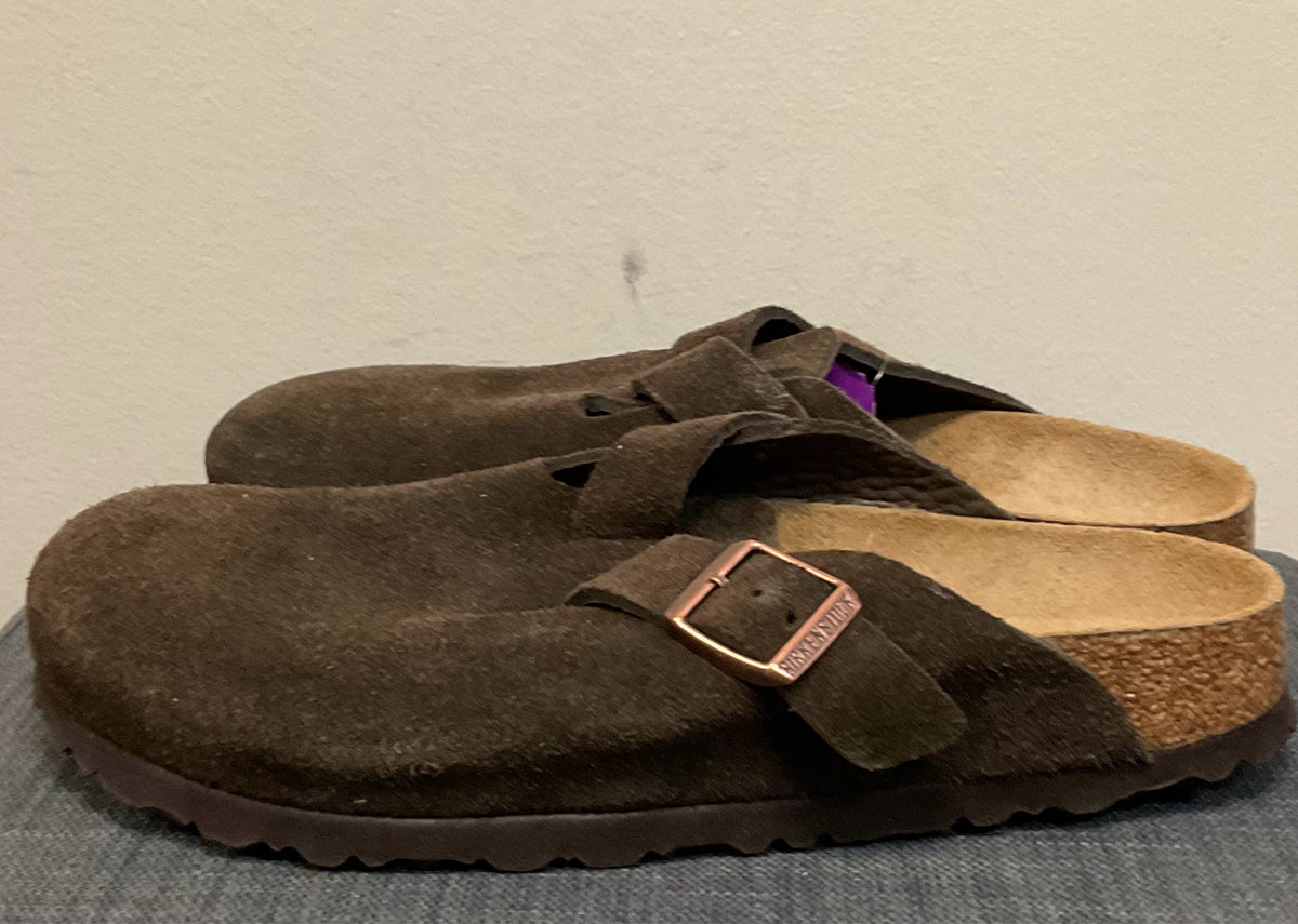8 BIRKENSTOCK BROWN SUEDE SHOES