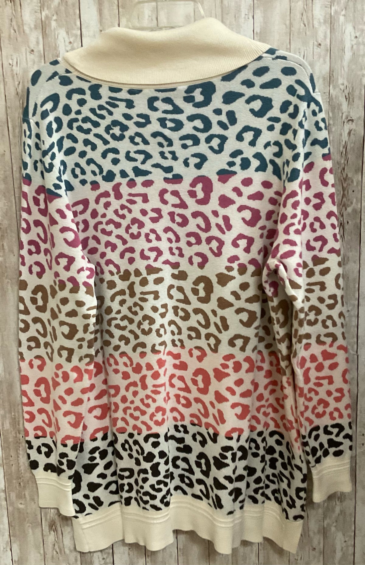 Size 1X SOFT SURROUNDINGS CREAM PRINT Top