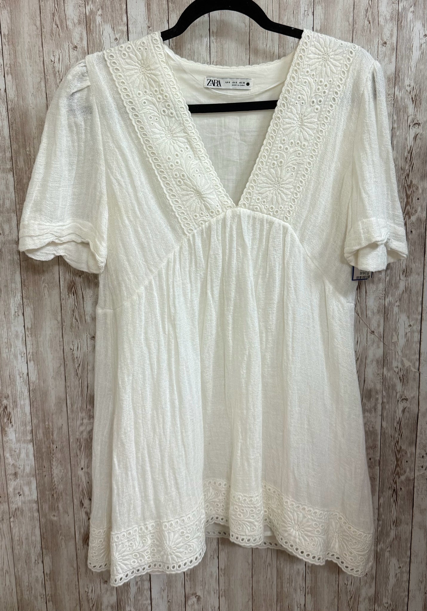 ZARA Cream Women Size S Tunic
