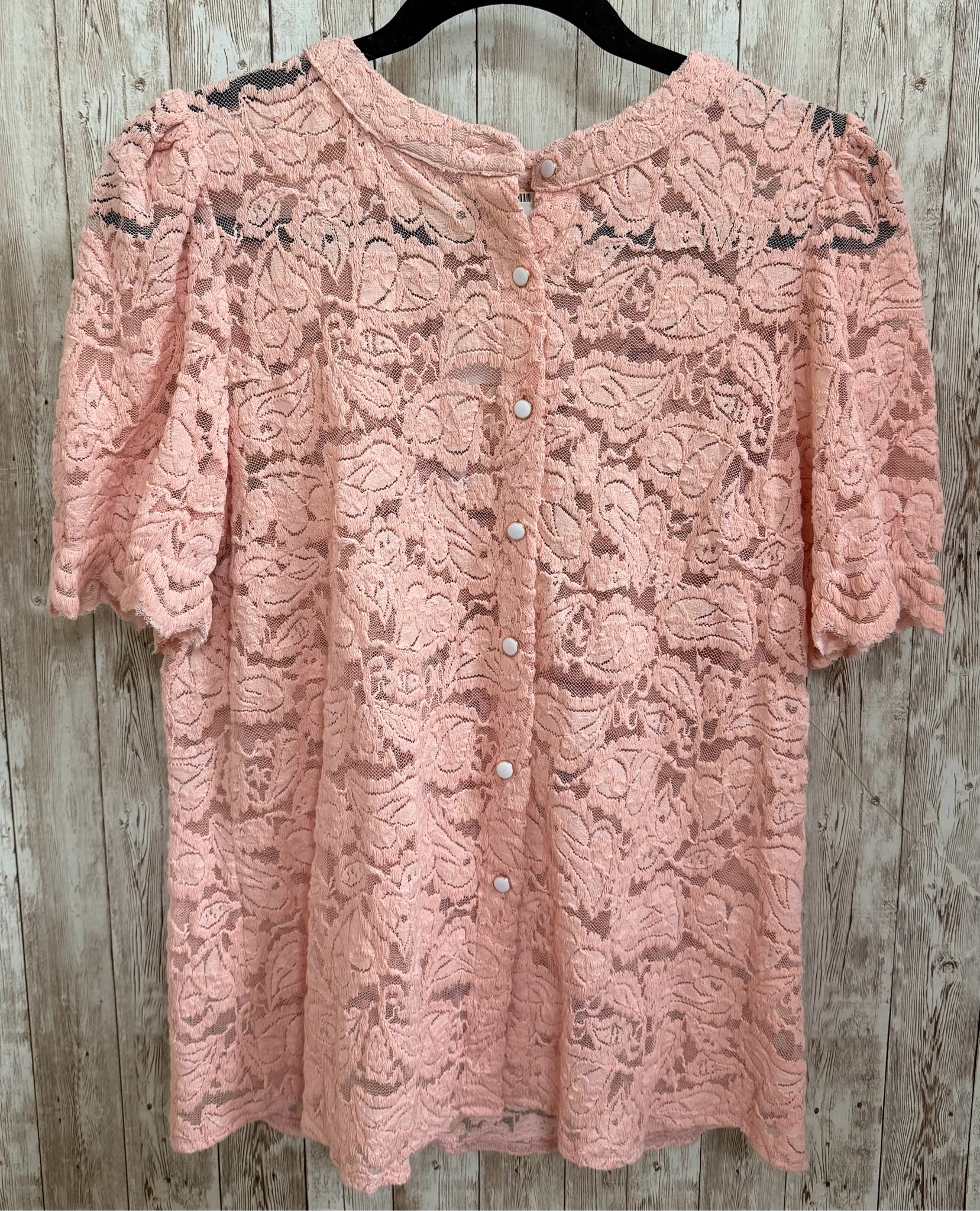 Size S PRETTY GARDEN Light Pink Top