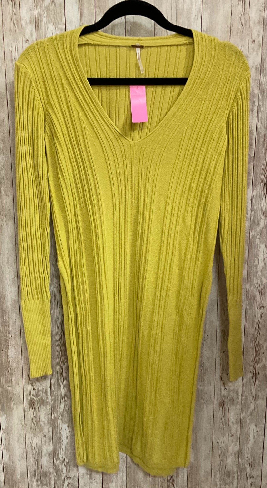 Size XS FREE PEOPLE Mustard Dress