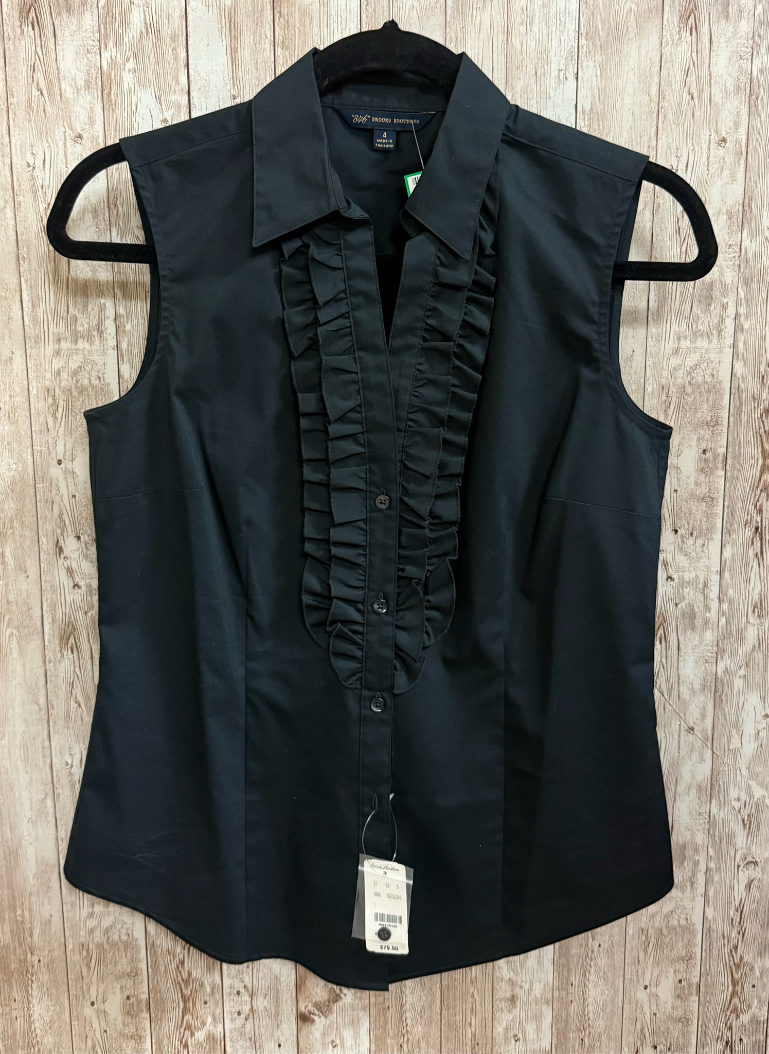 Size 4 BROOKS BROTHERS Black Top