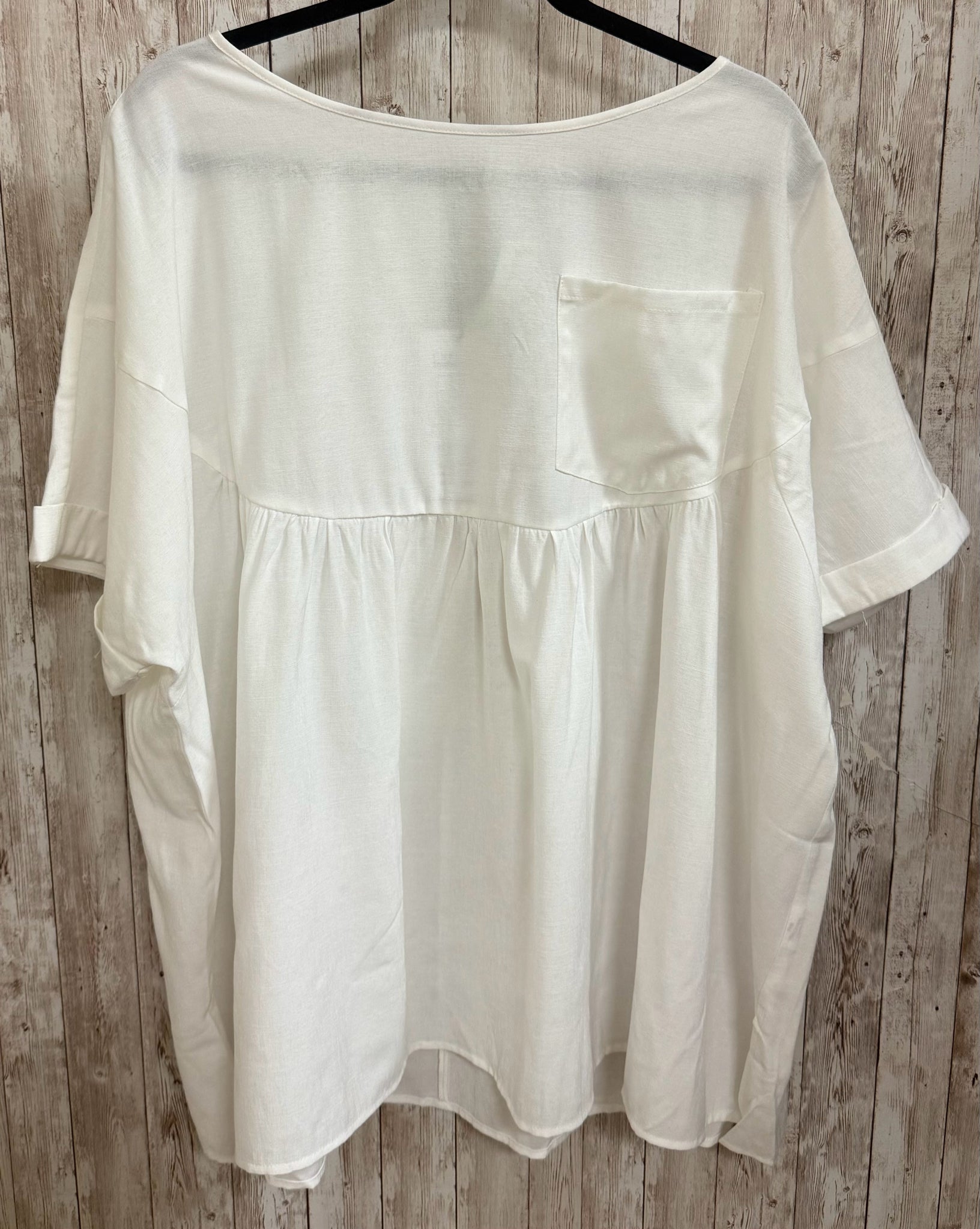 EXLURA Cream Women Size XL Tunic