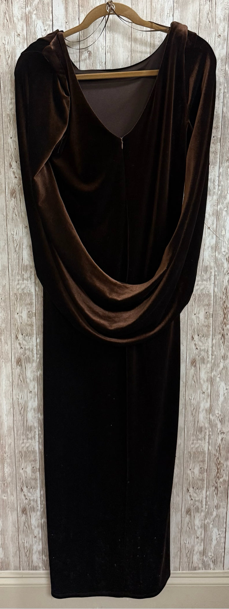 Size 10 R&M RICHARDS Brown Dress