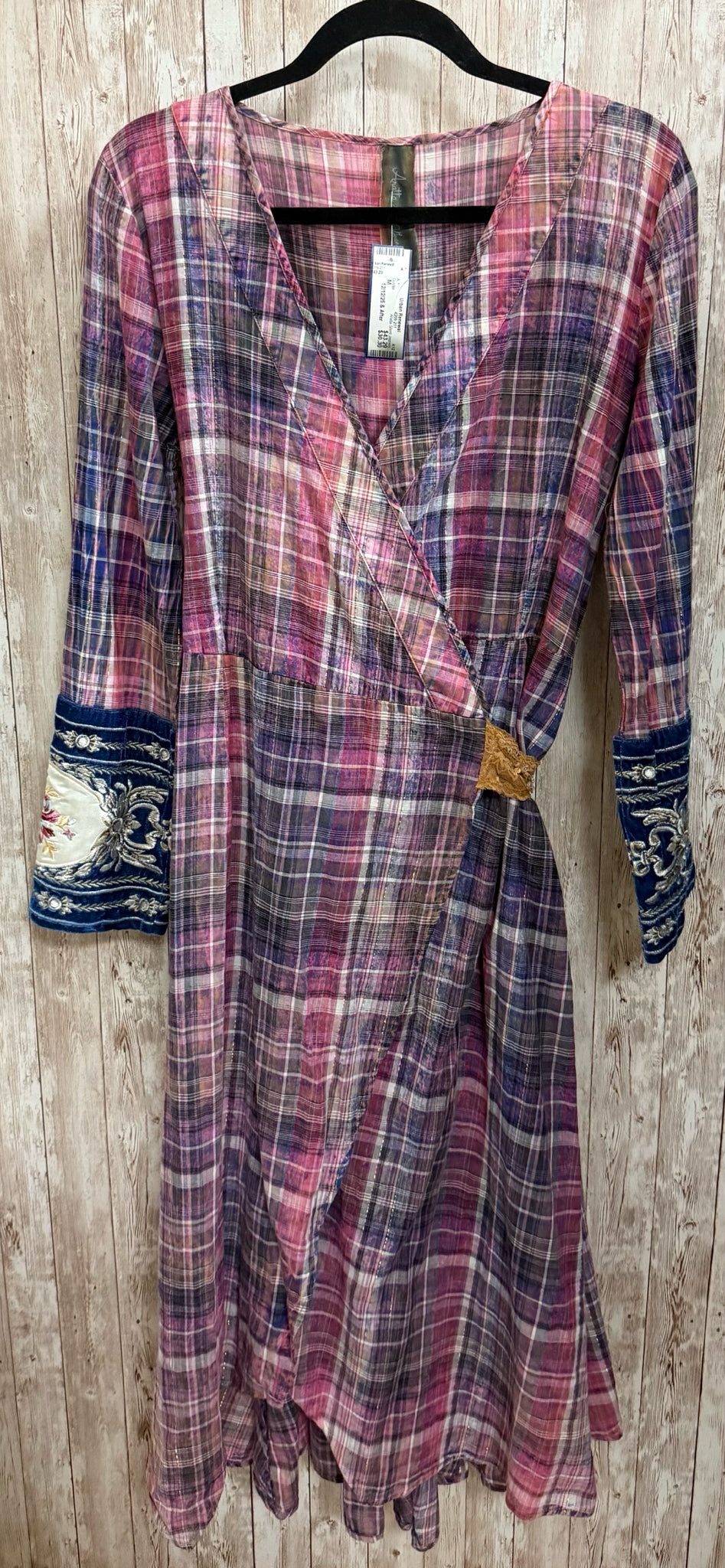 Aratta Silent Journey Size M PINK AND PURPLE Duster