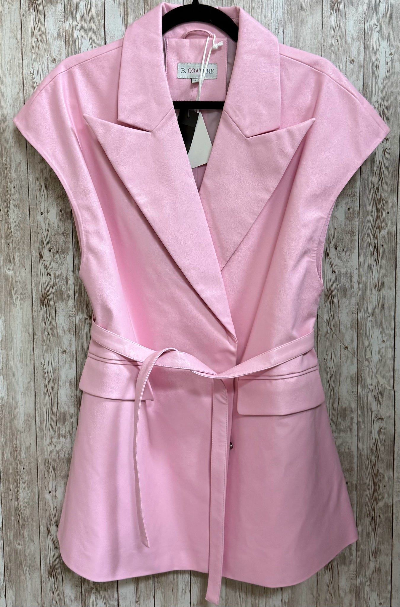 Size M B.COATURE Light Pink Vest