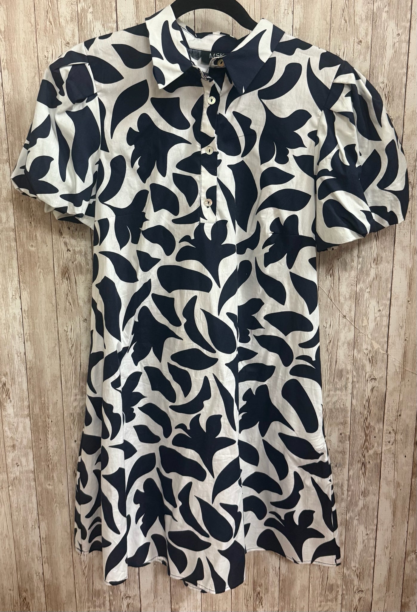 Size M MSK NAVY AND WHITE Dress