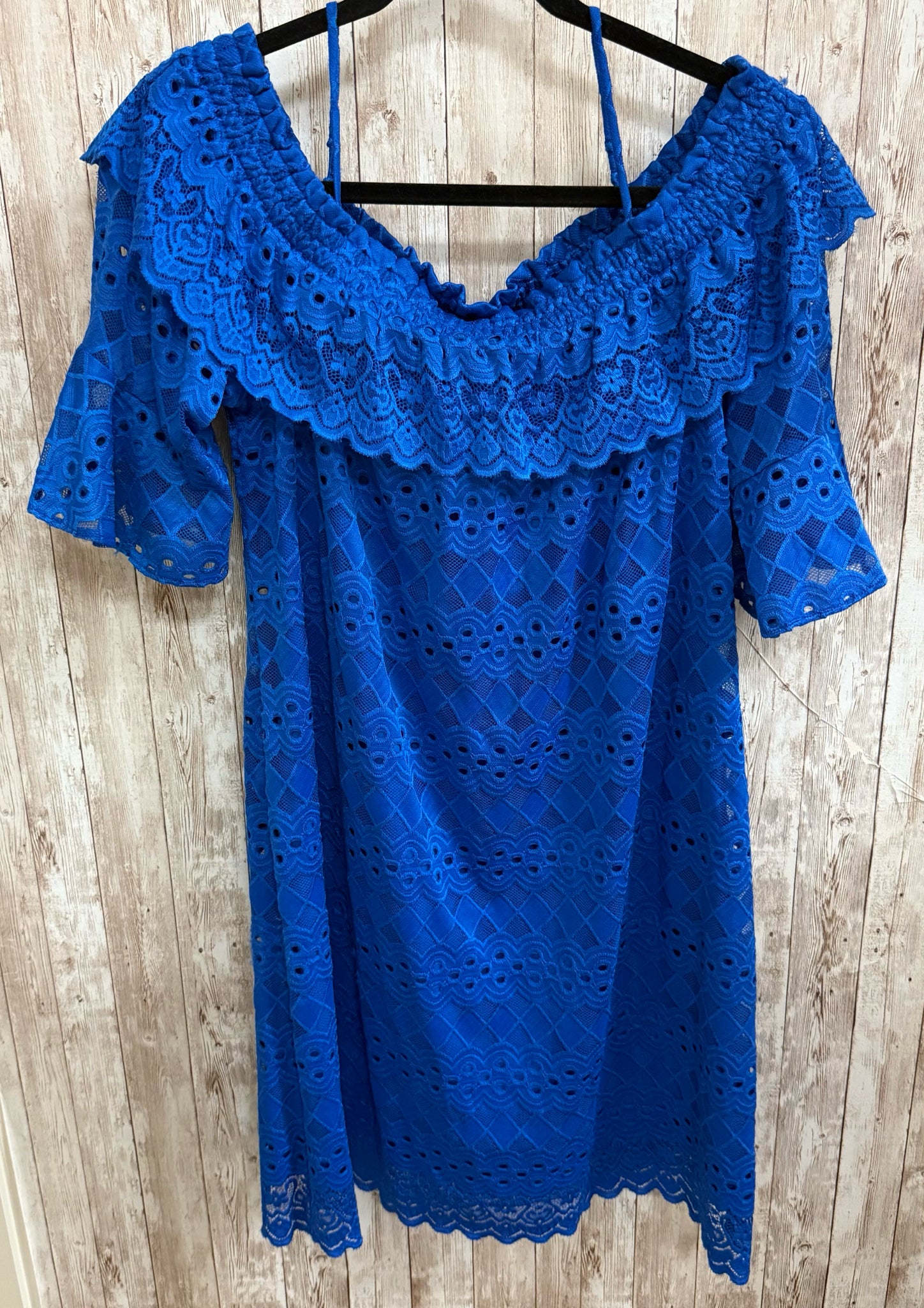 Size L DANNY and NICOLE Blue Dress
