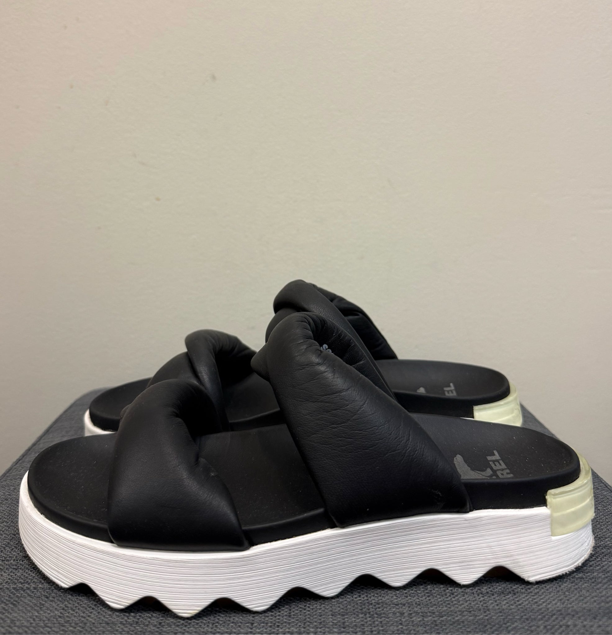 8 SOREL Black Sandals