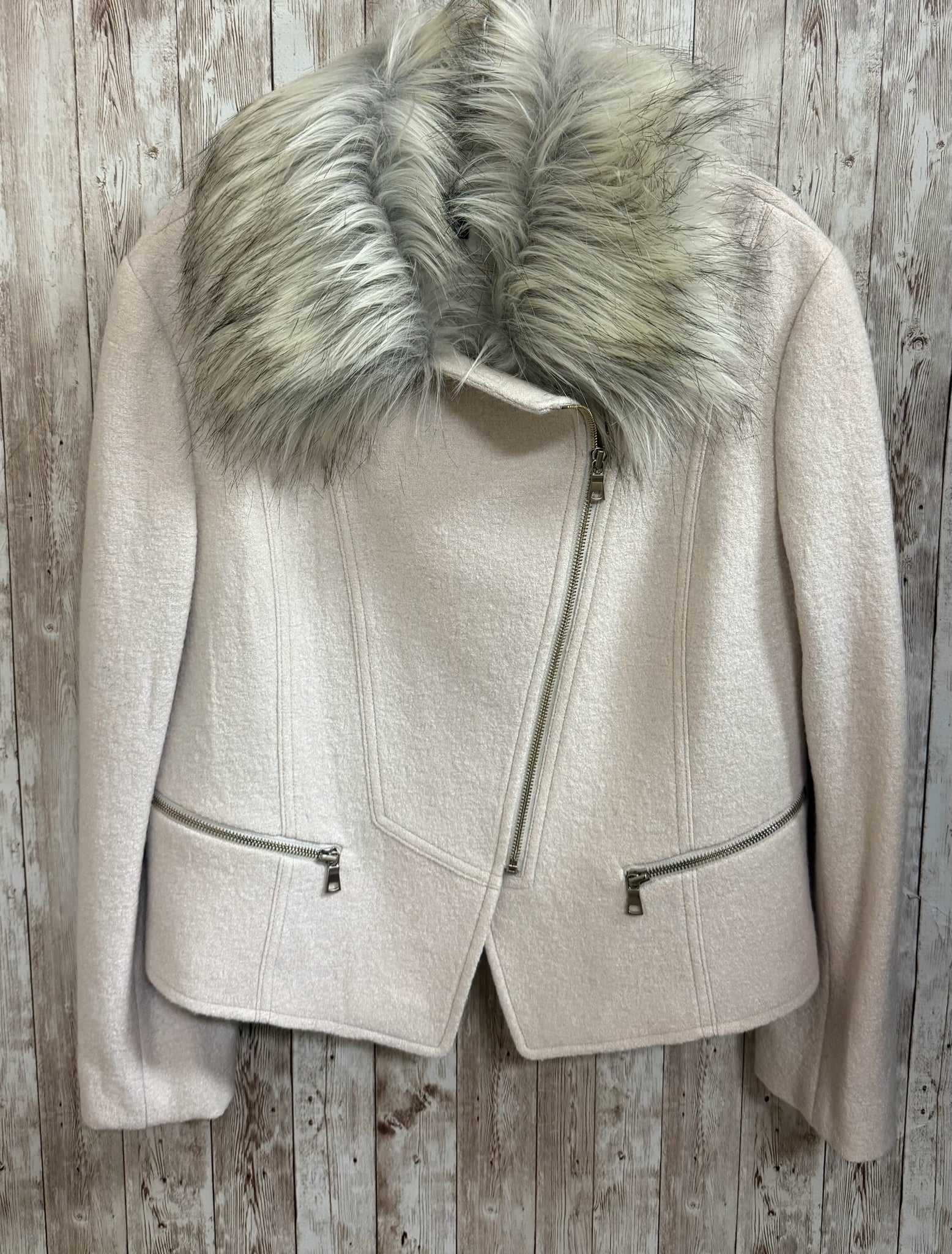 Size L ANN TAYLOR OATMEAL Jacket