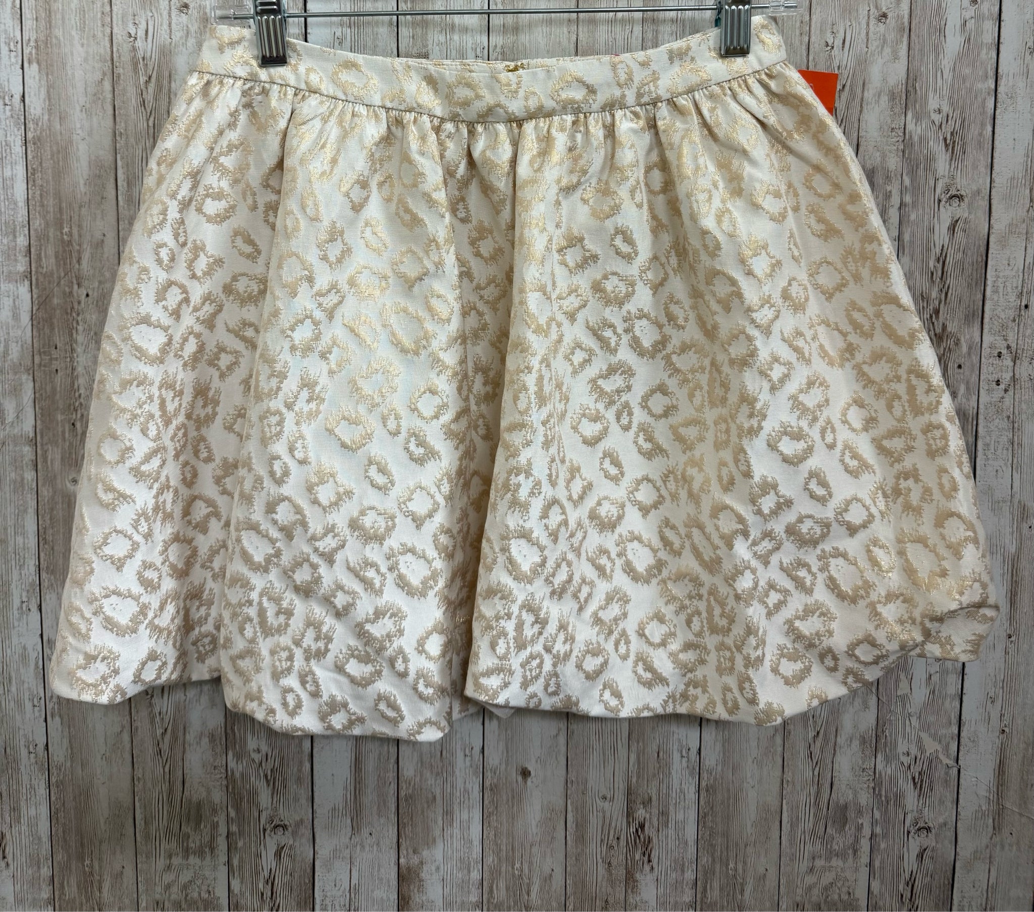 LILLY PULITZER Size 4 CREAM AND GOLD Skirt