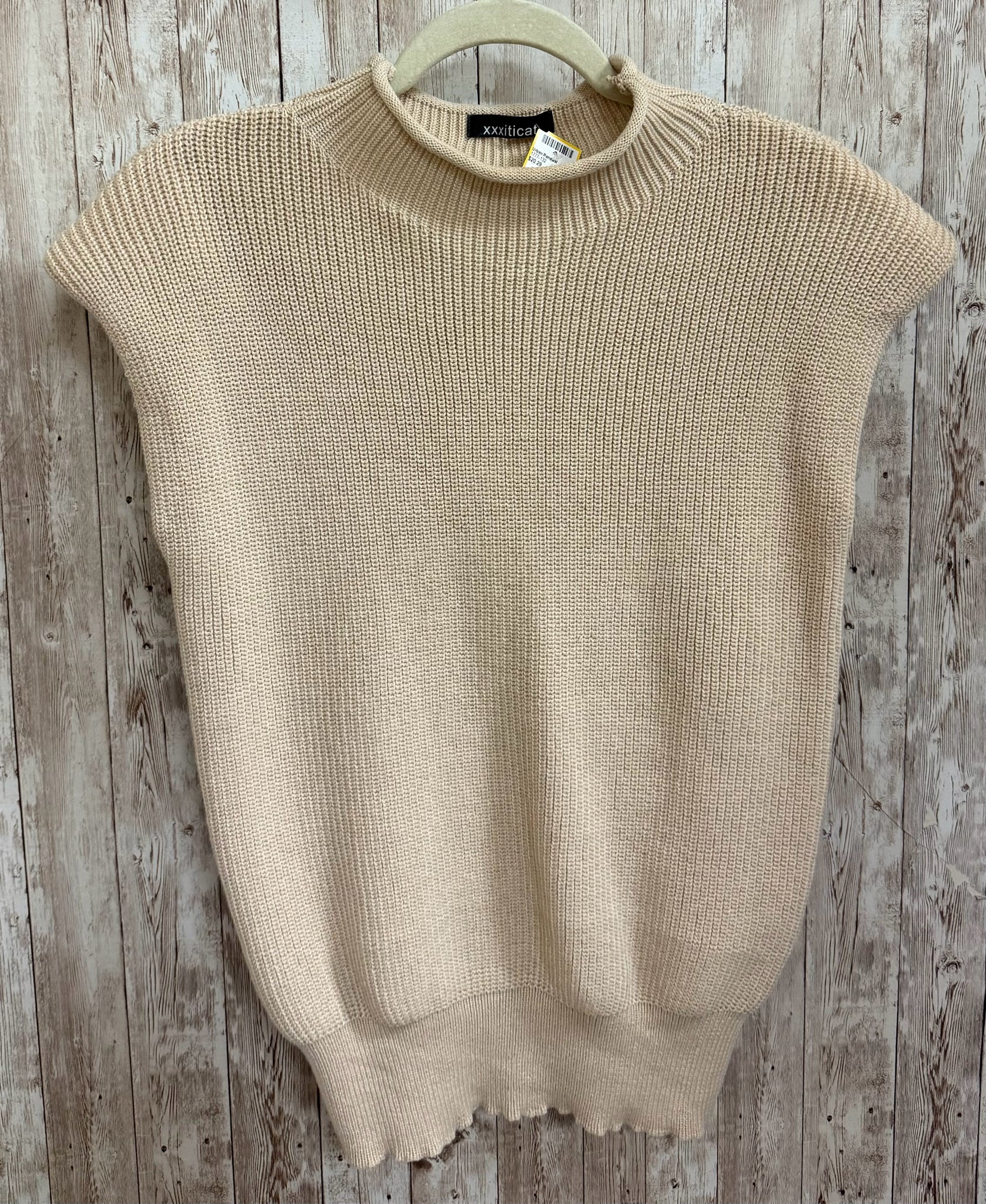 Size M XXXITICAT Tan Sweater